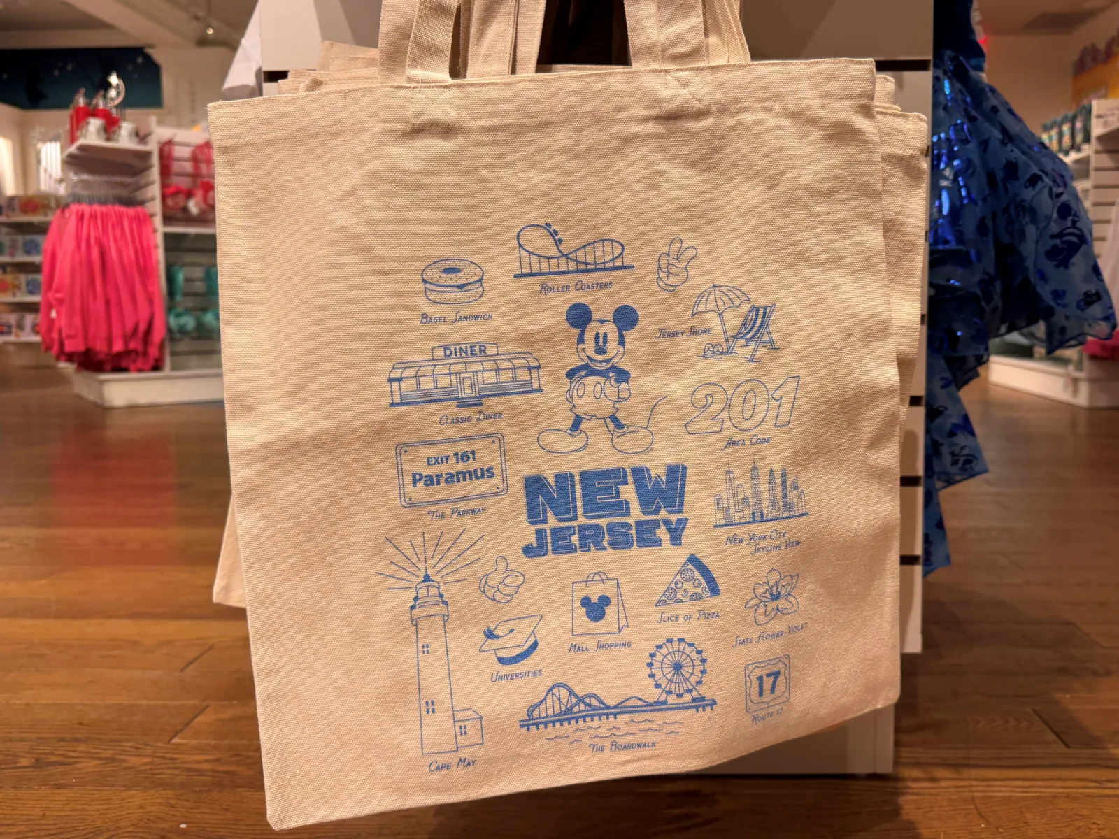 New Jersey exclusive tote at Disney Store Limited Time