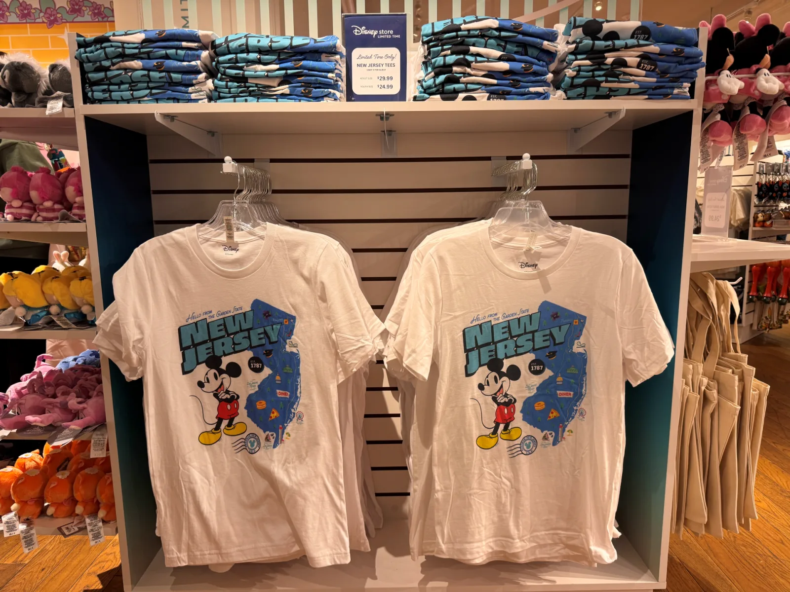 New Jersey merchandise at Disney Store Limited Time