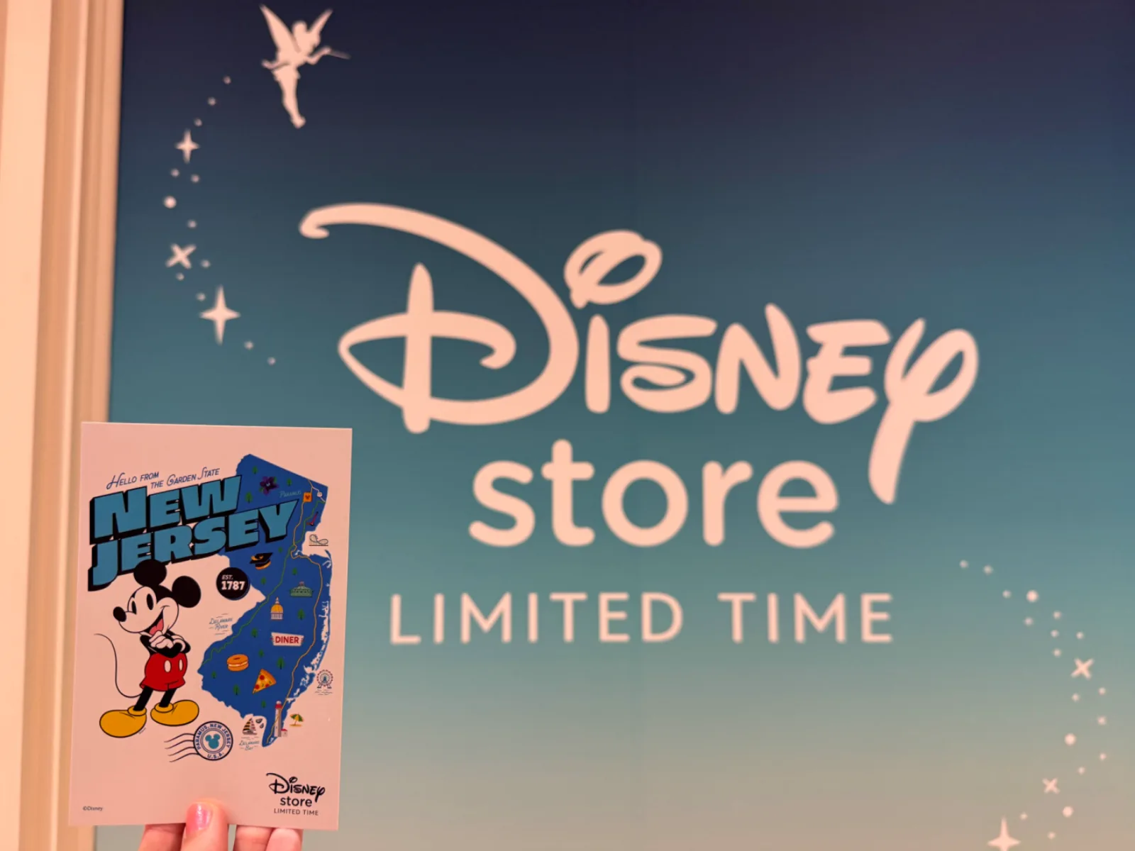 New Jersey artwork inside Disney Store Limited Time