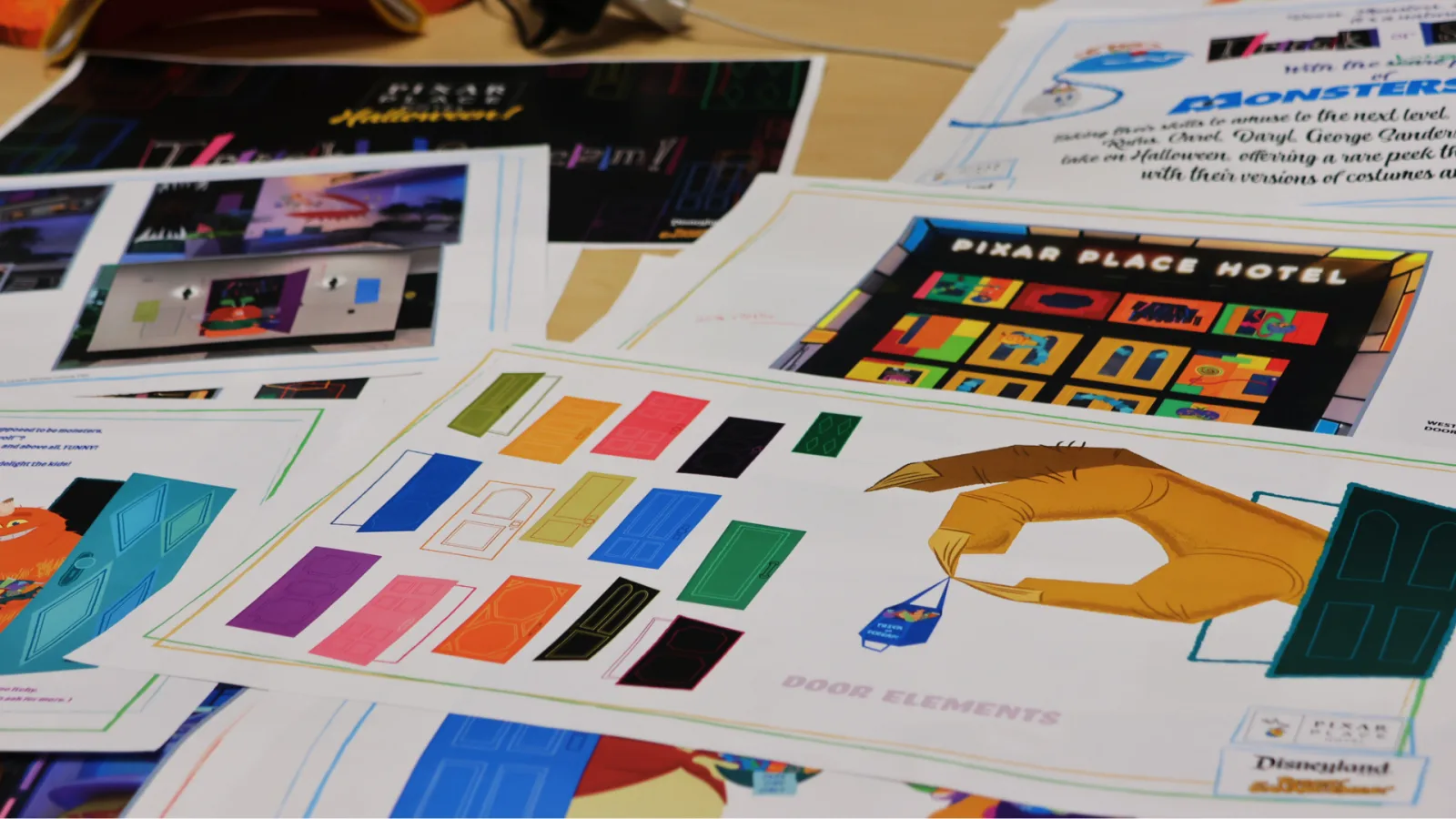 Monsters, Inc. Halloween artwork planned for Pixar Place Hotel