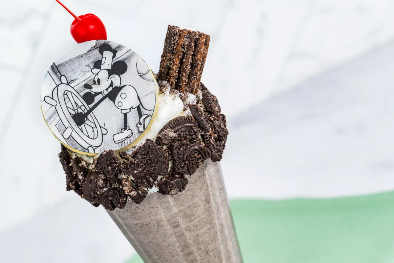 Steamboat Willie Milkshake at Walt Disney World