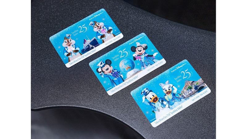 Tokyo DisneySea 25th anniversary boarding certificate stickers