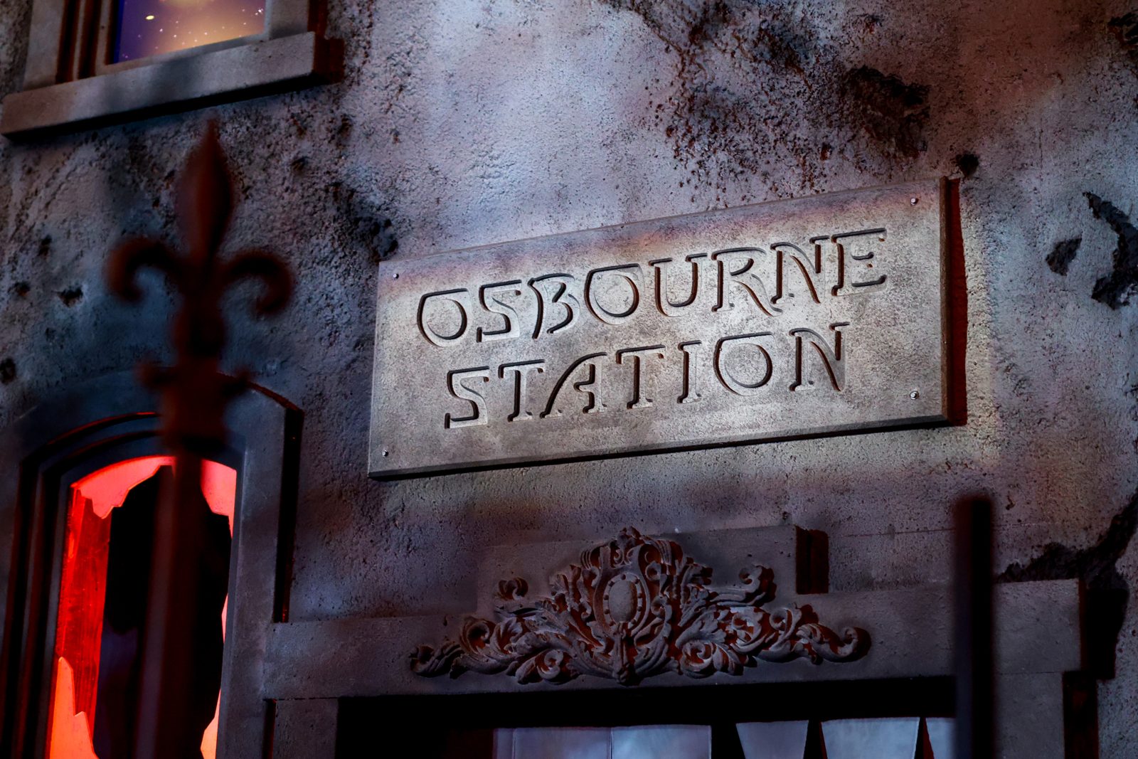 Osbourne Station lettering above the doorway