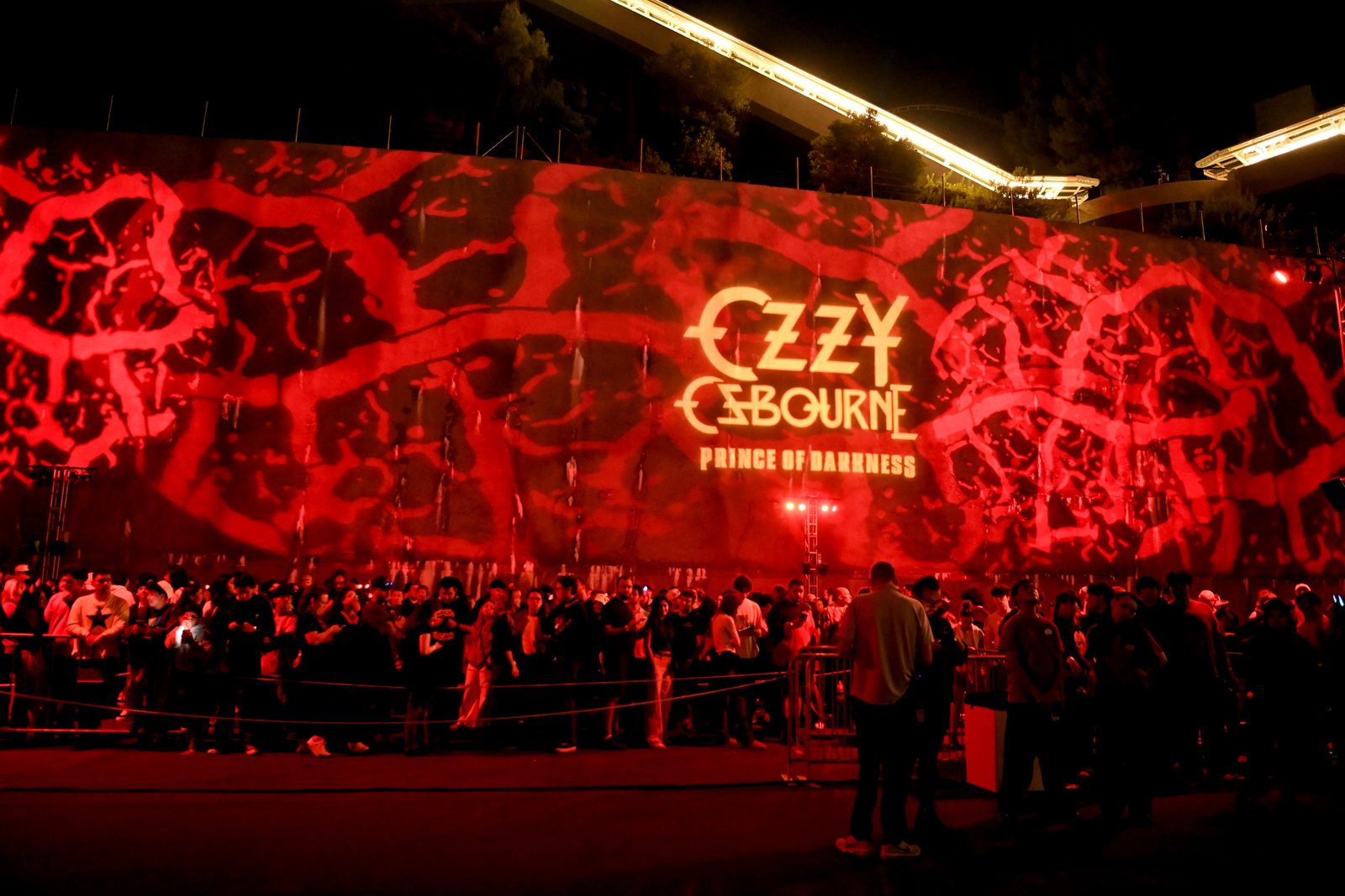 The Ozzy Osbourne house facade