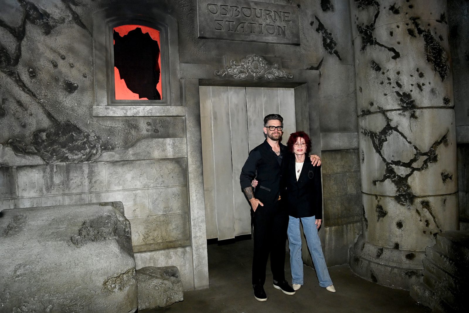 Jack Osbourne and Sharon Osbourne