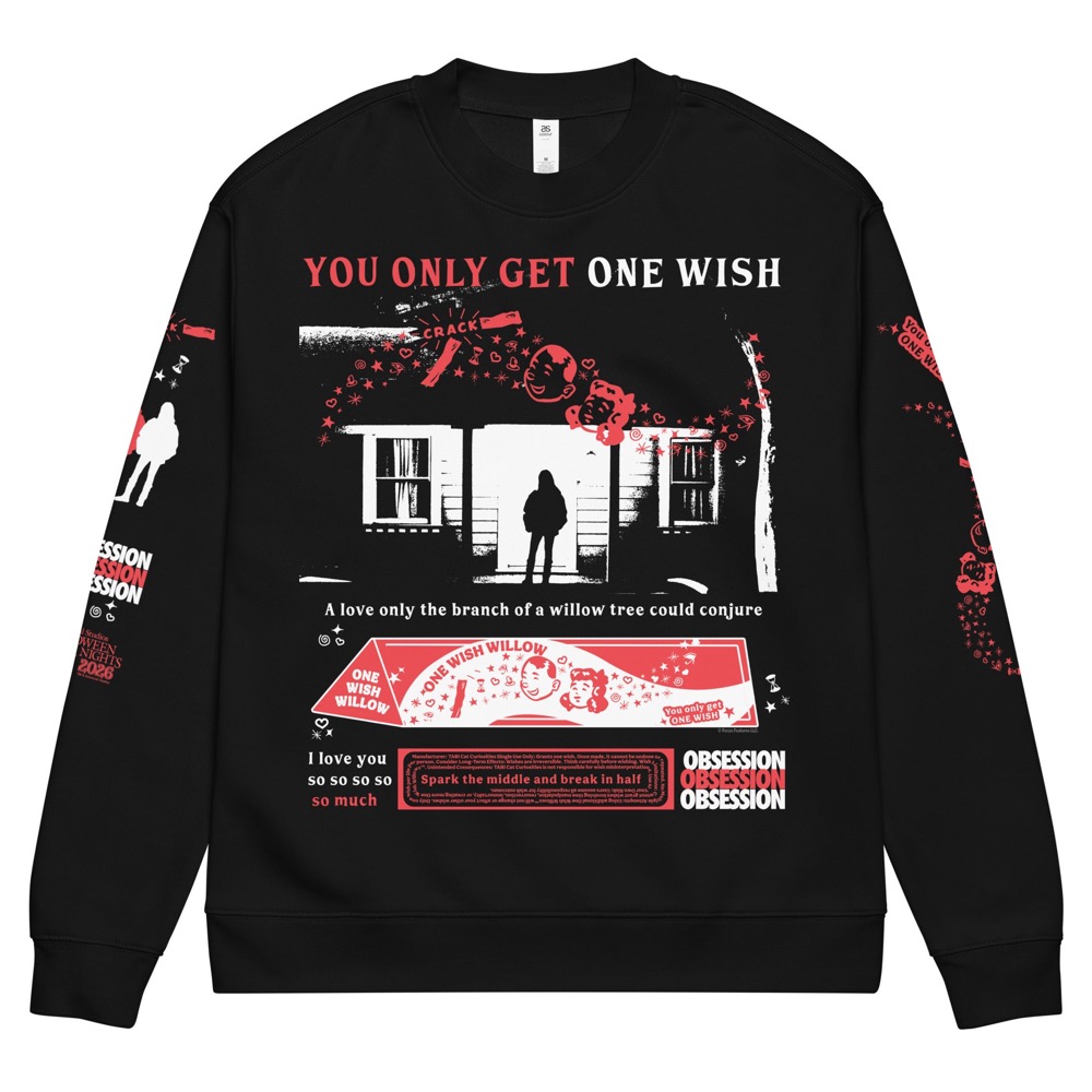 Halloween Horror Nights 2026 Obsession Crewneck Sweatshirt One Wish Willow