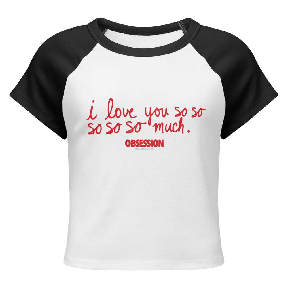 Halloween Horror Nights 2026 Obsession Women's Raglan T-Shirt I Love You So Much