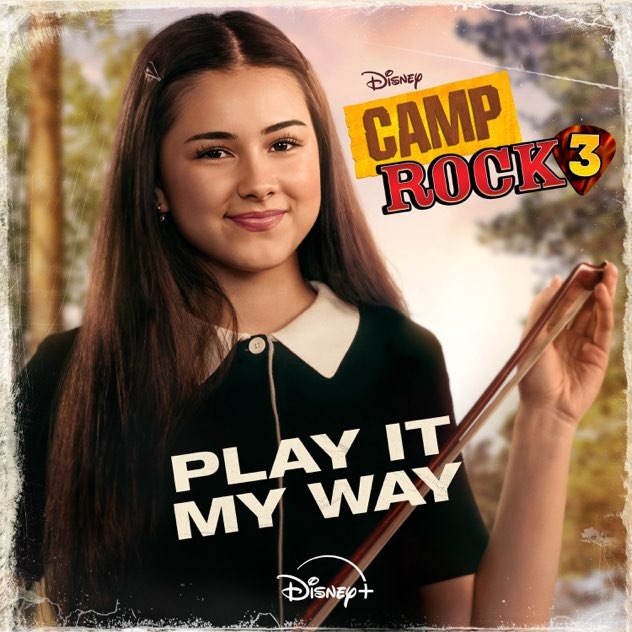 Play It My Way single cover featuring Lumi Pollack and the Camp Rock 3 title
