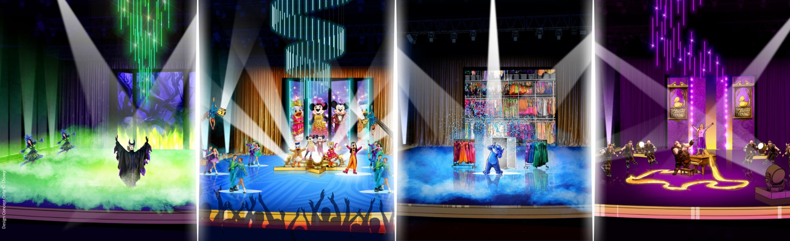 Official concept art for Disney On Ice Spotlight Magic