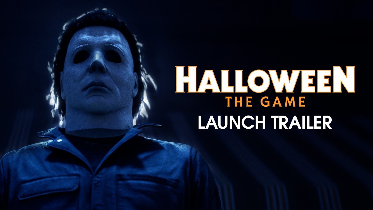 Official Halloween: The Game launch-trailer artwork featuring Michael Myers