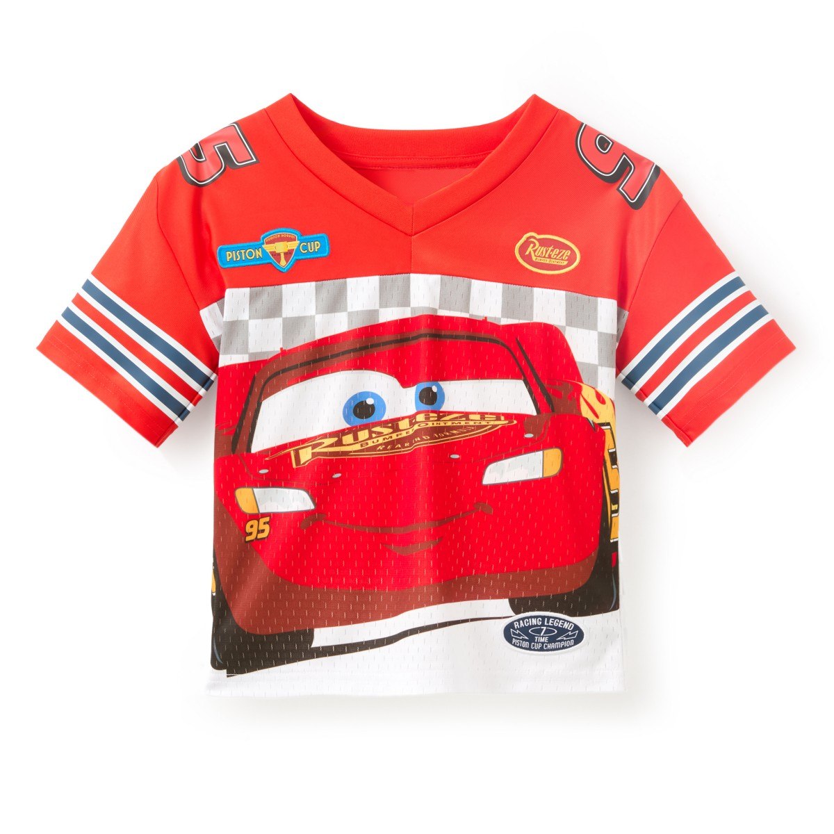 Lightning McQueen football jersey front
