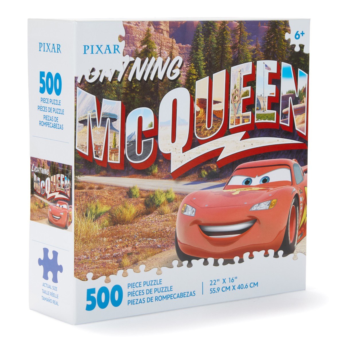 Lightning McQueen puzzle box side
