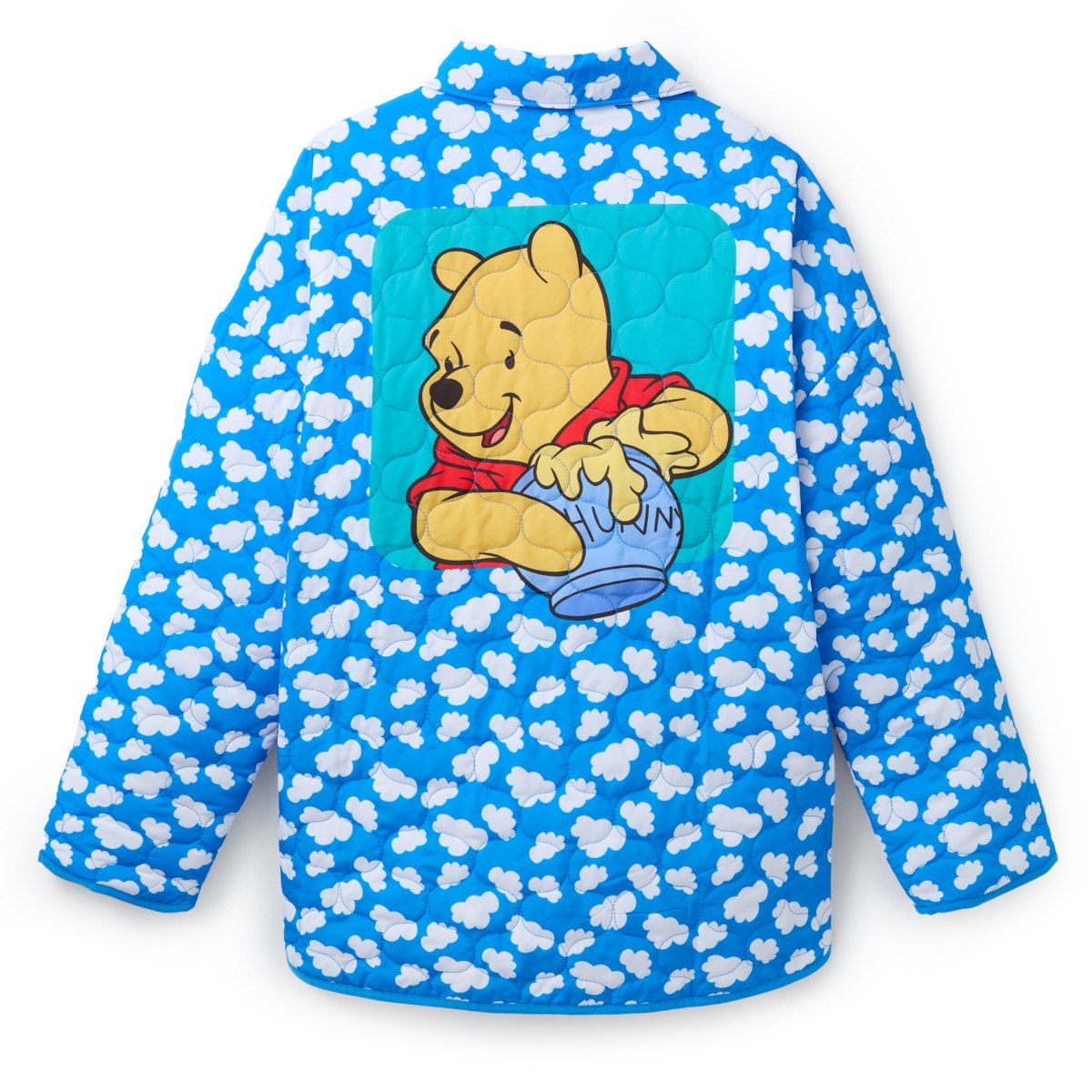 Pooh and honey-pot artwork on the back