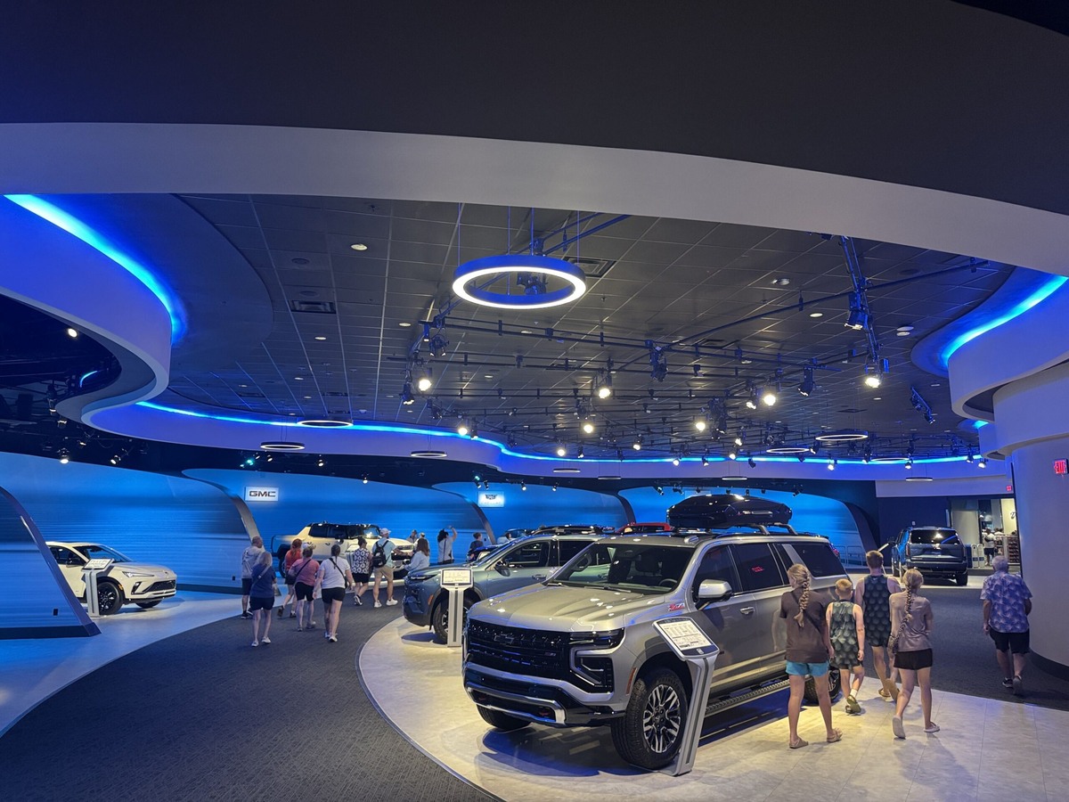 General Motors vehicles in EPCOT’s Test Track Vehicle Showcase