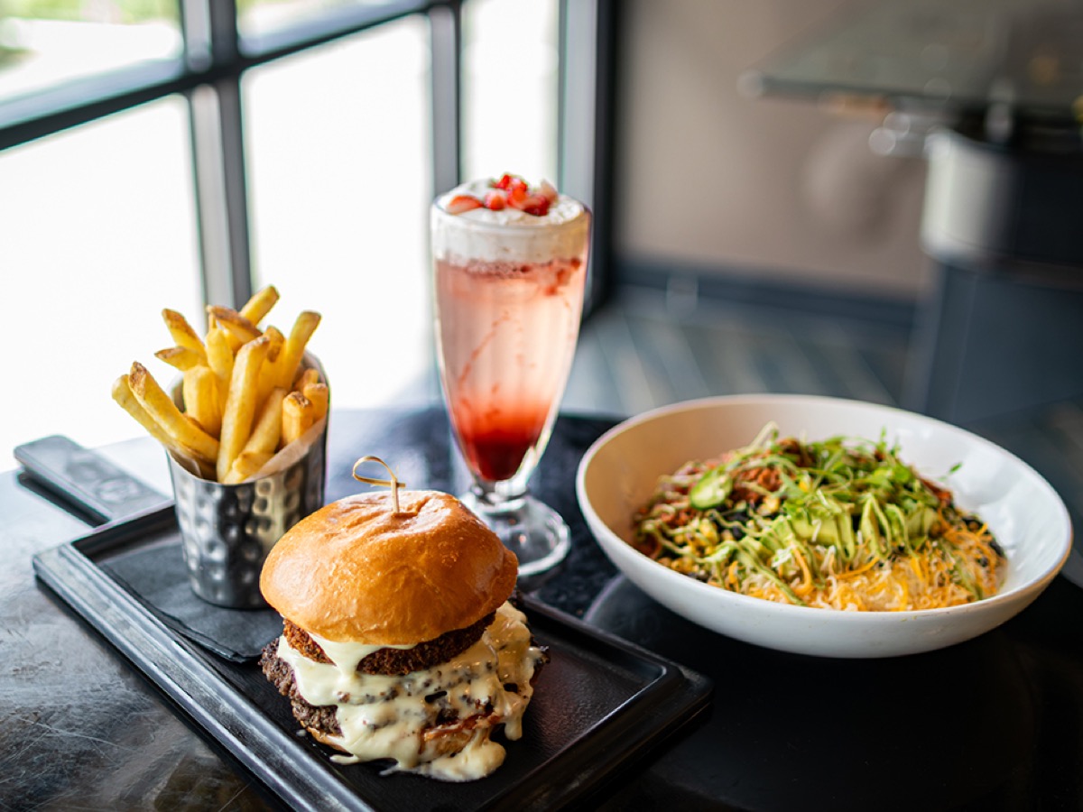 Football-season menu items at NBC Sports Grill & Brew in Universal CityWalk