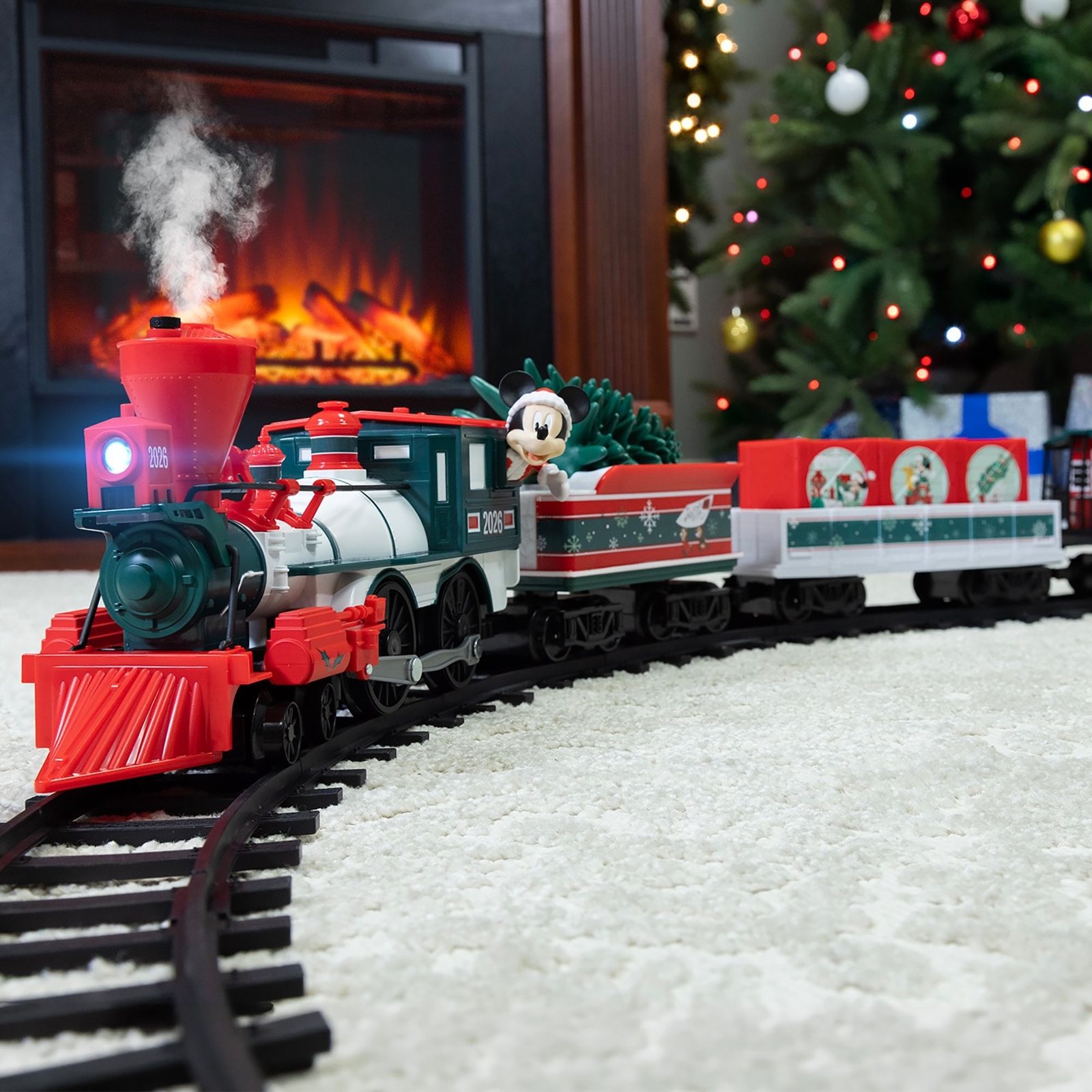 Mickey Mouse and Friends Christmas Train Set by Lionel