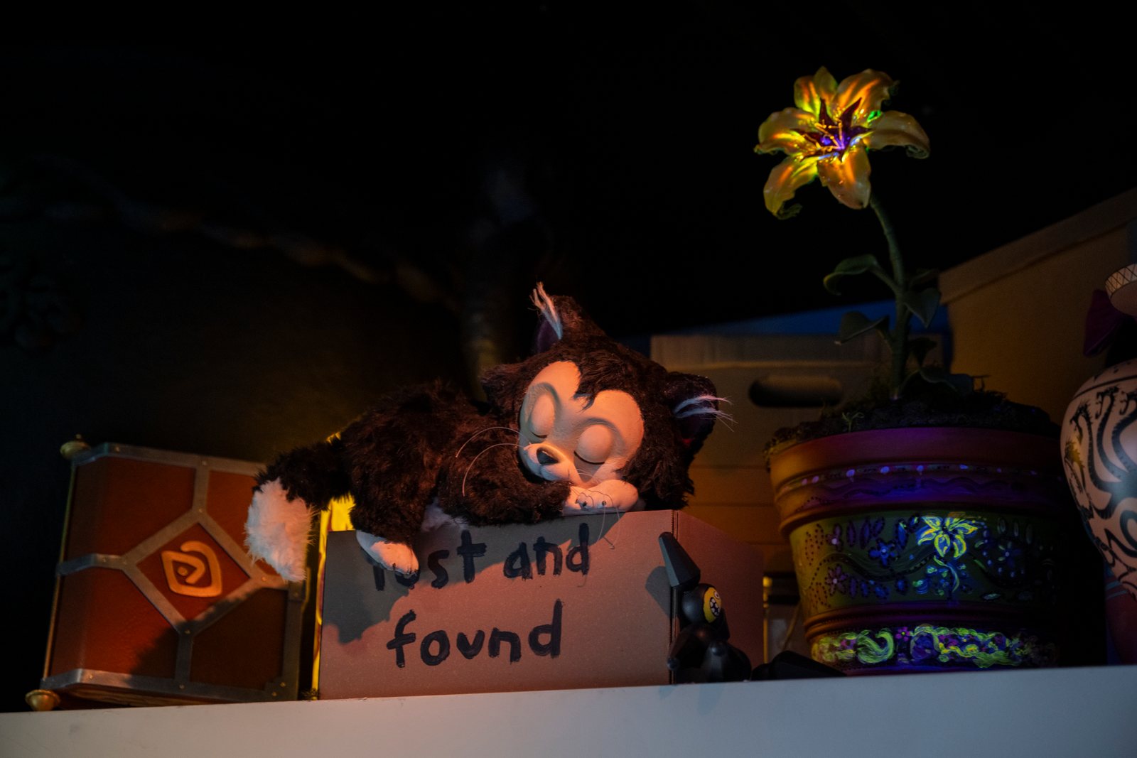 Figaro detail in The Magic of Disney Animation