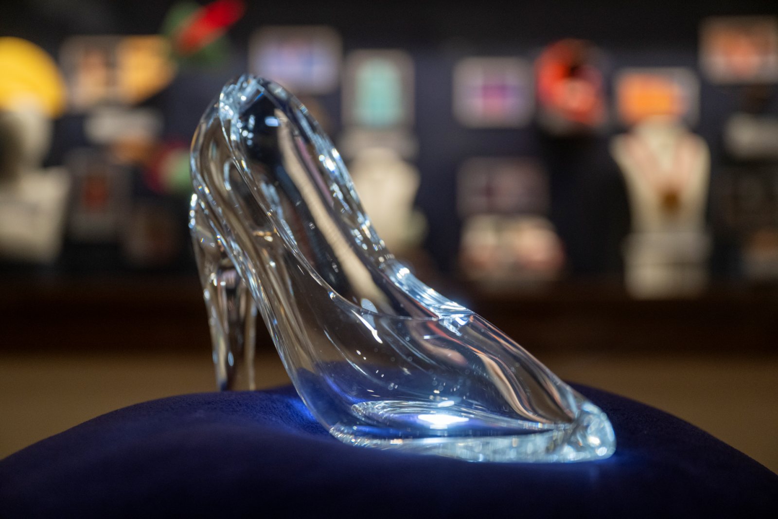 Cinderella’s glass slipper in The Magic of Disney Animation