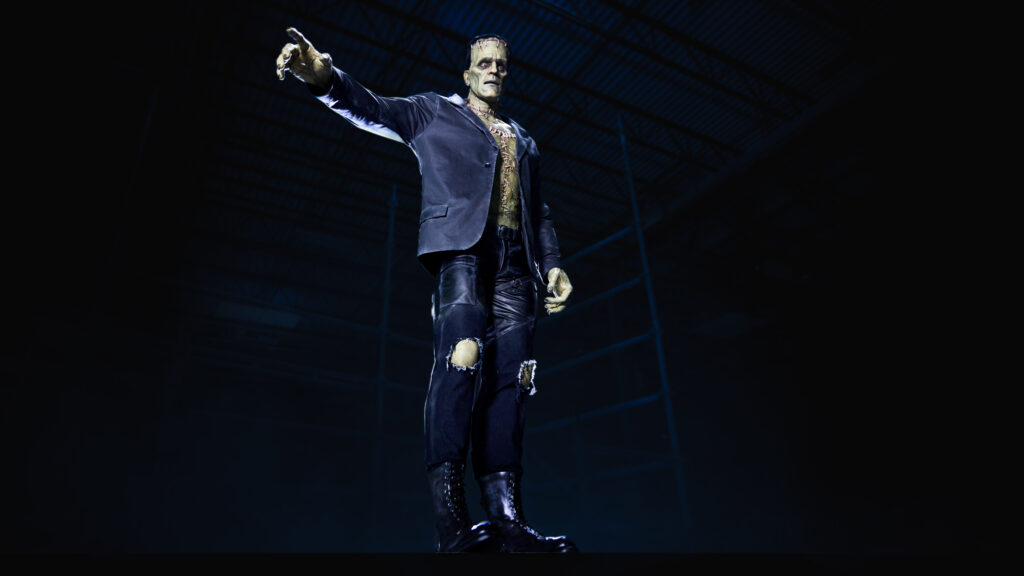 File photo: the Frankenstein’s Monster animated figure for Monsters Unchained at Epic Universe.
