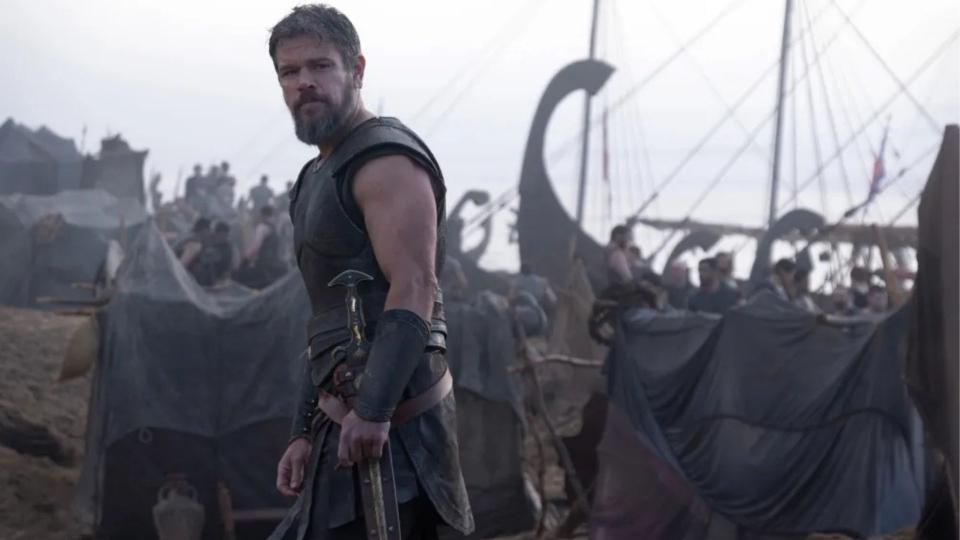 Matt Damon as Odysseus in The Odyssey.