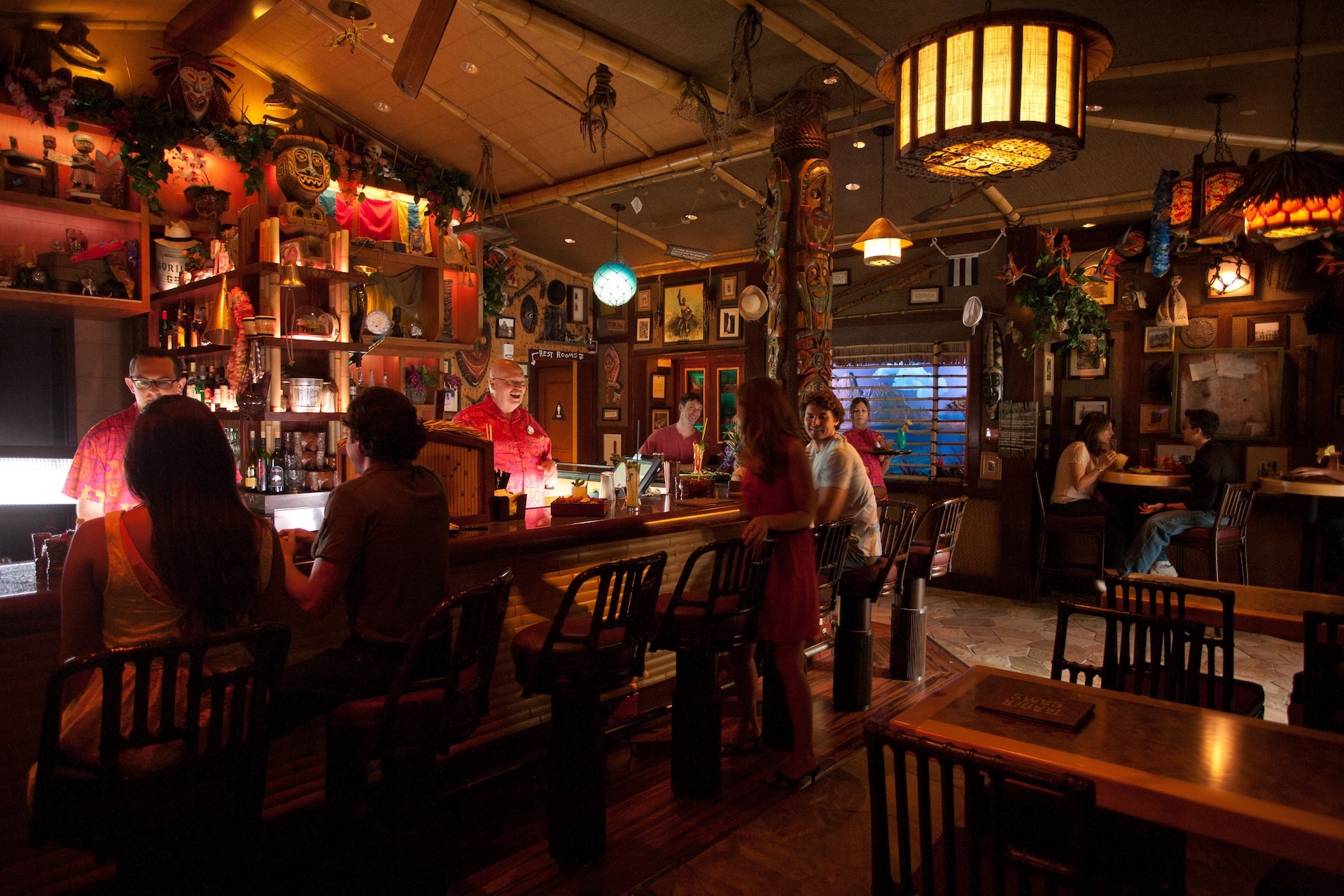 File photo: inside Trader Sam’s Enchanted Tiki Bar. The exterior construction is not pictured.