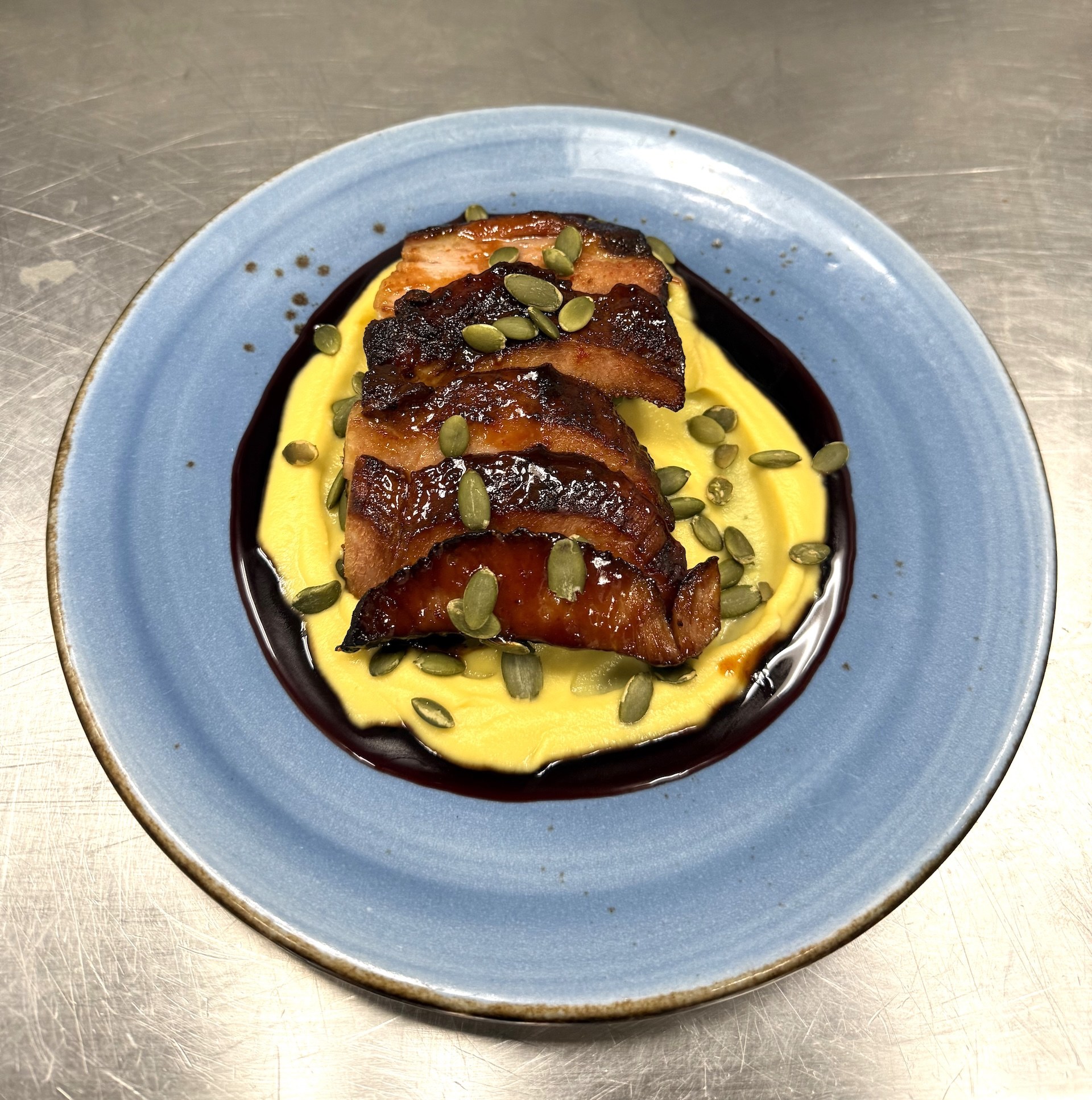 Ghostly Glazed Pork Belly served at Ballast Point in Downtown Disney