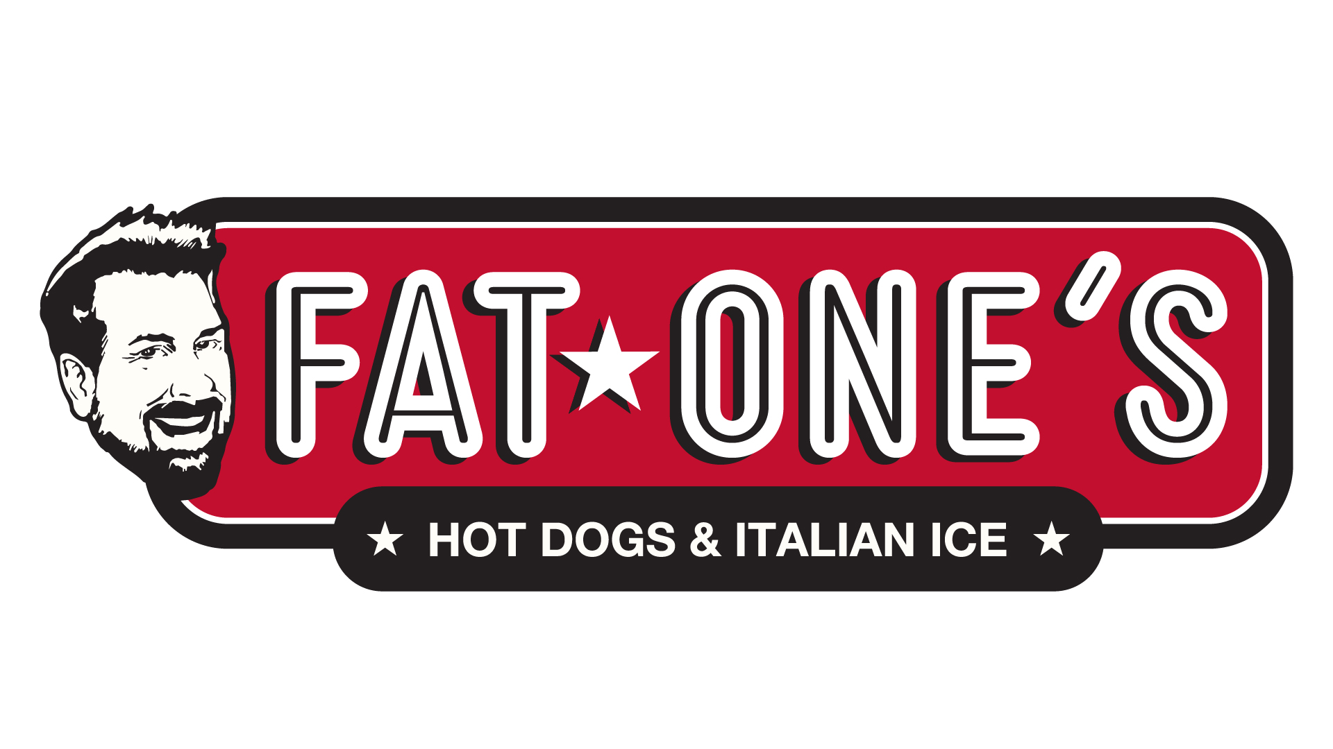 Fat One’s Hot Dogs & Italian Ice logo from Universal Orlando’s opening announcement