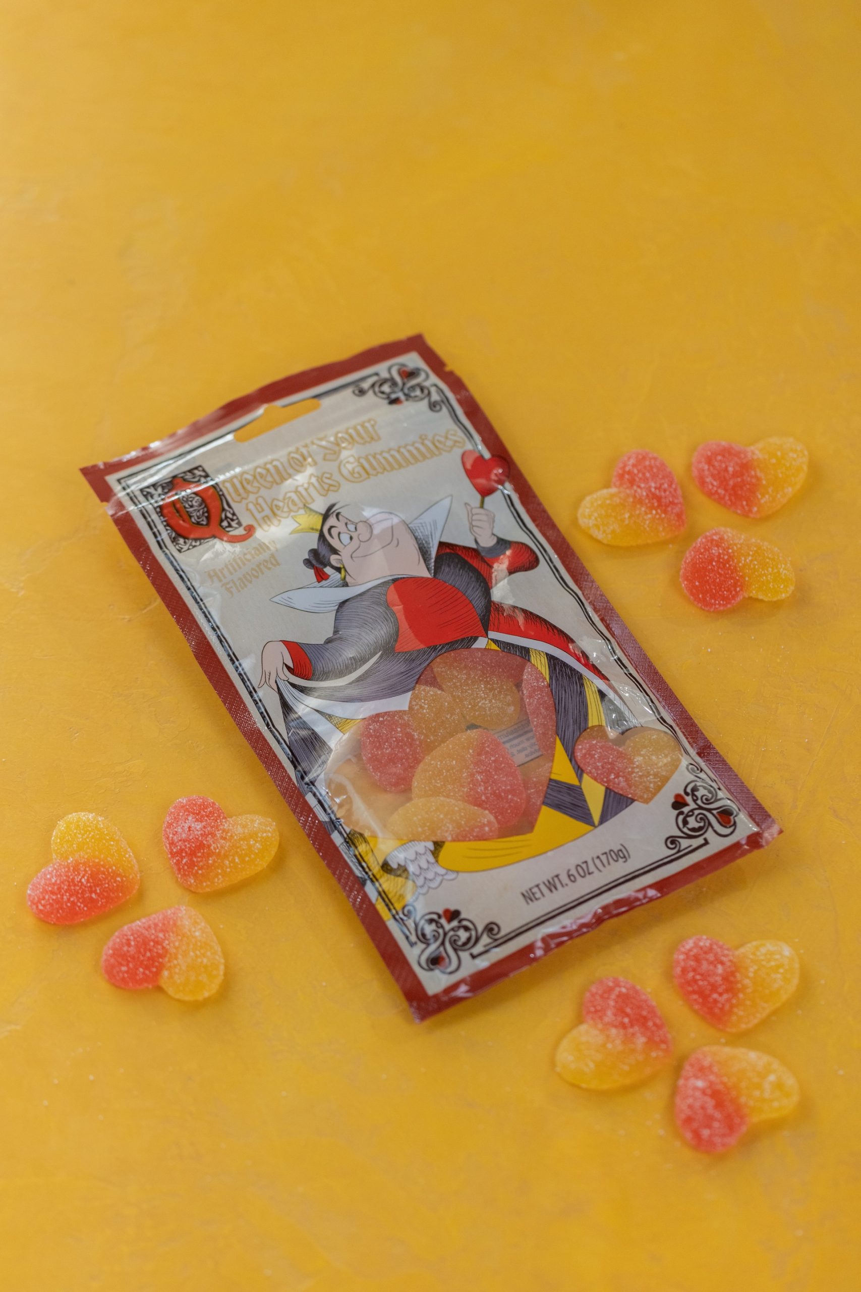 Queen of Sour Hearts Gummies in Disney’s official Halloween product photography