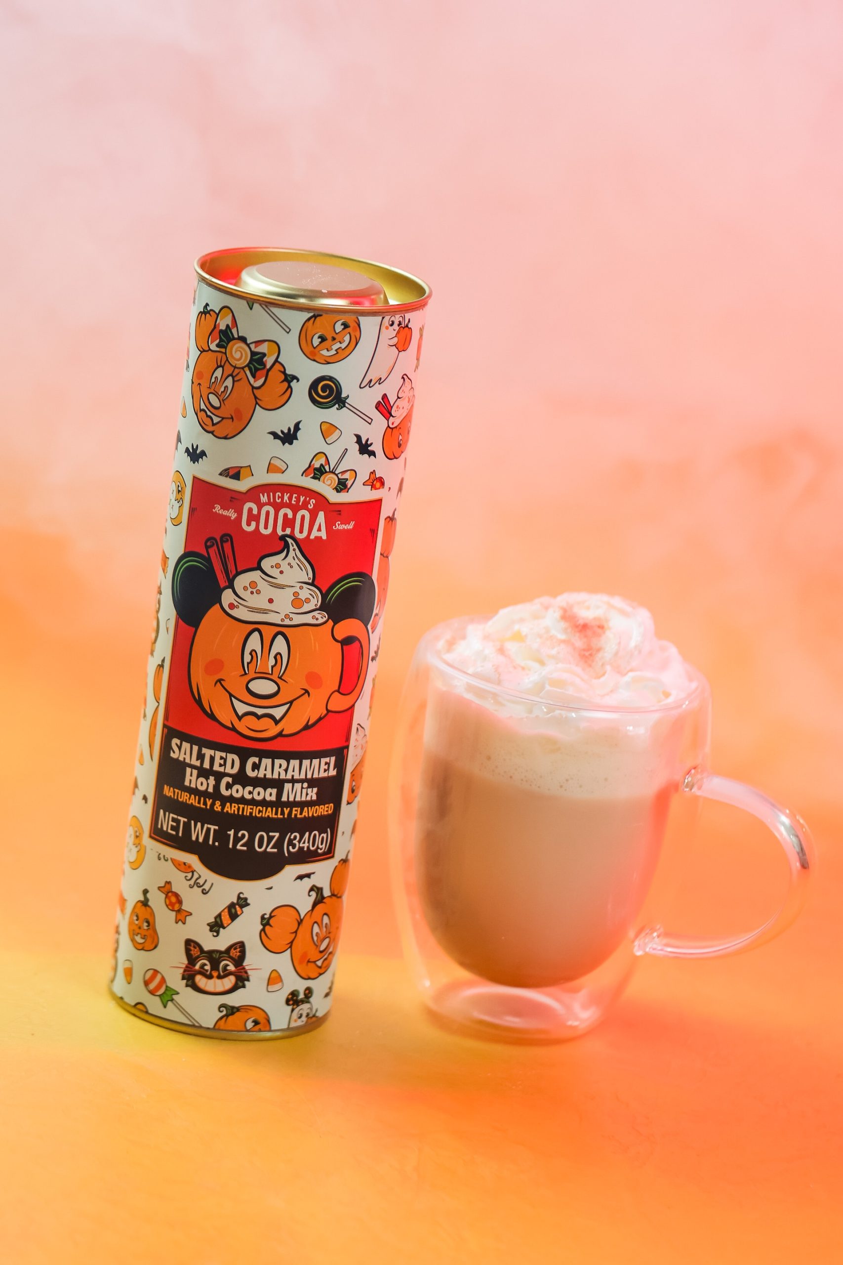 Salted Caramel Hot Cocoa Mix in Disney’s official Halloween product photography