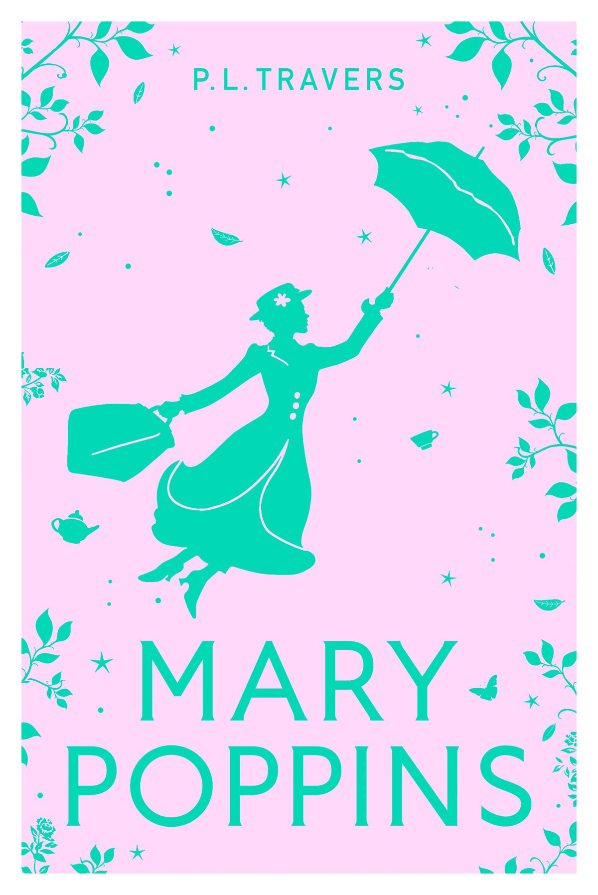 The 2024 HarperCollins Mary Poppins book cover artwork