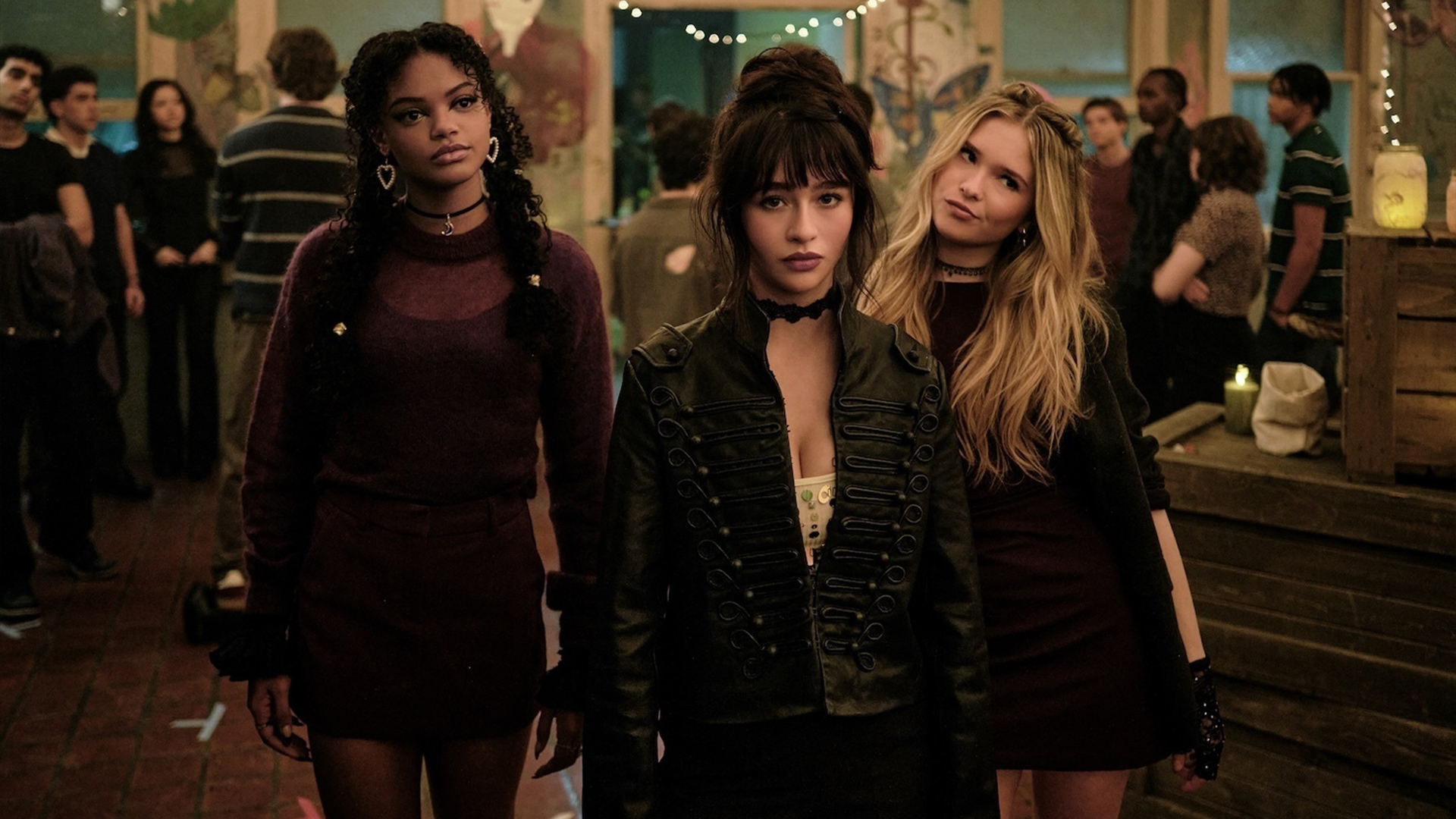 Sasha, Briar and Tegan at Coven Academy