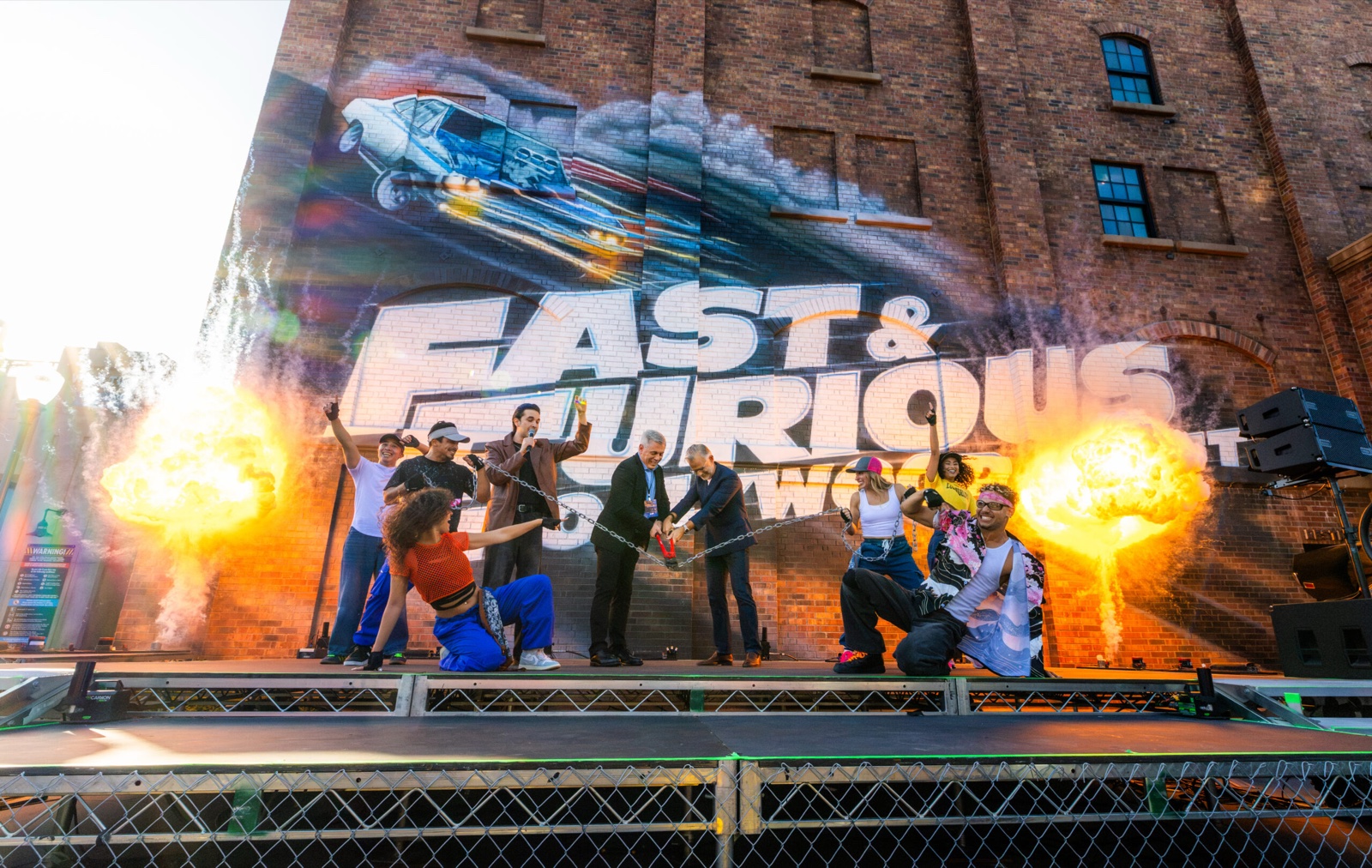 Fast & Furious: Hollywood Drift opening ceremony at Universal Studios Hollywood