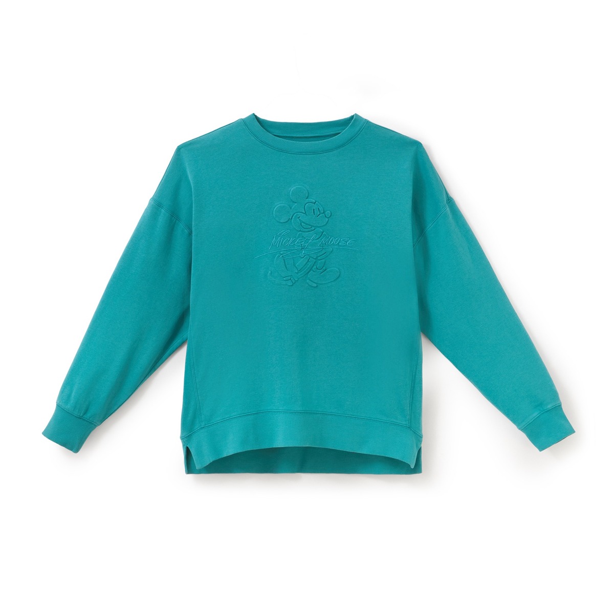 Teal green Mickey Mouse pullover sweatshirt
