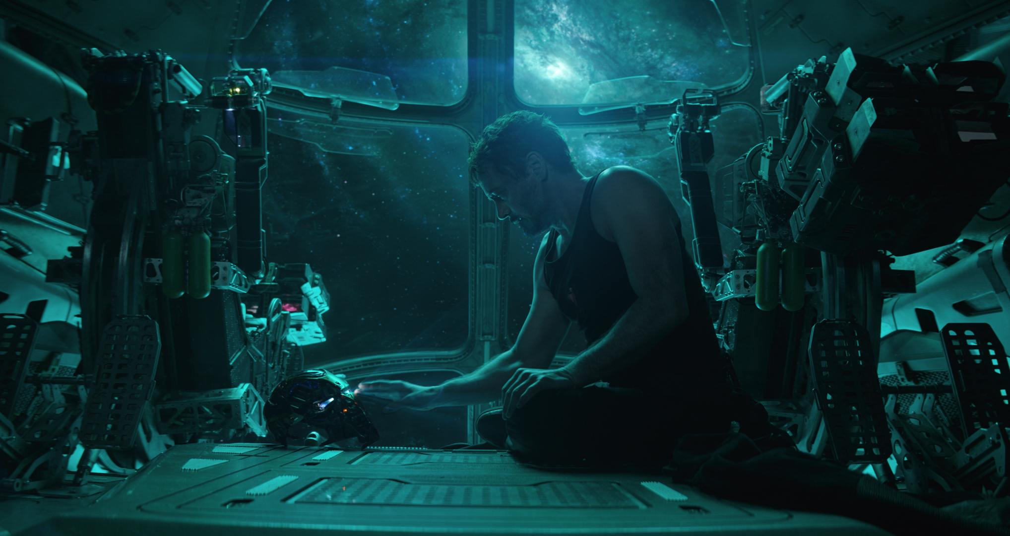 Tony Stark aboard the Benatar in Marvel Studios' Avengers: Endgame