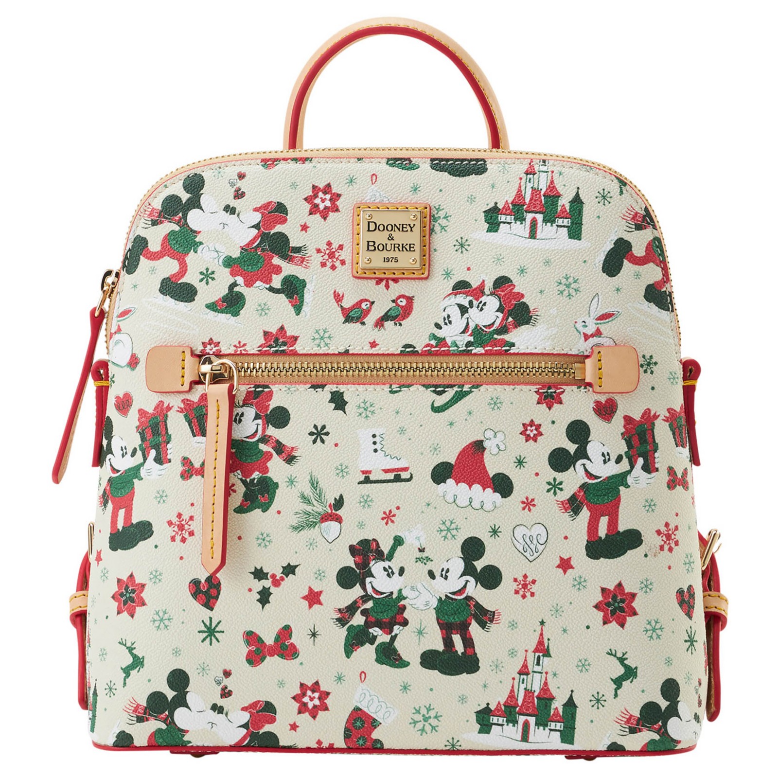 Mickey and Minnie holiday Dooney & Bourke backpack