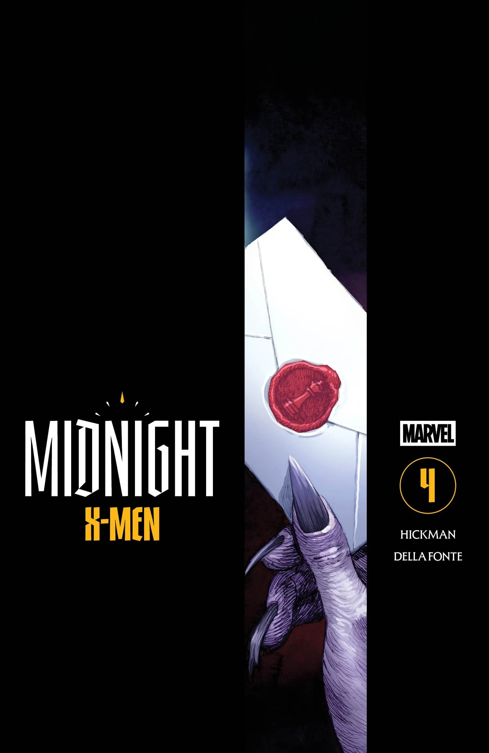 Cloaked cover artwork for Marvel Comics Midnight X-Men issue 4