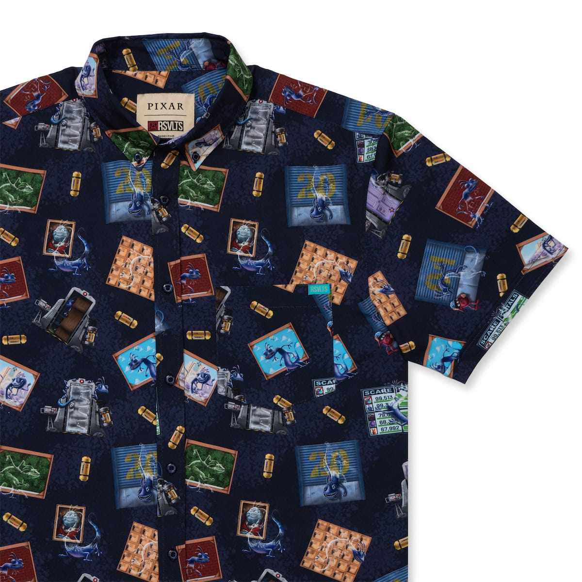 Front view of the navy Stealth Mode shirt