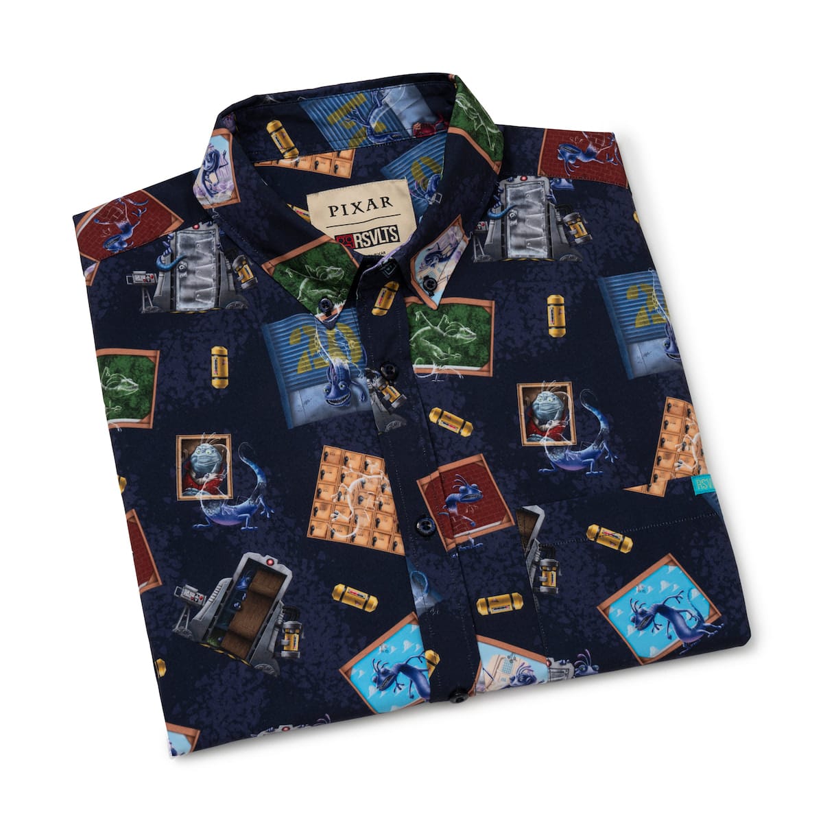Stealth Mode shirt folded to show its front pattern
