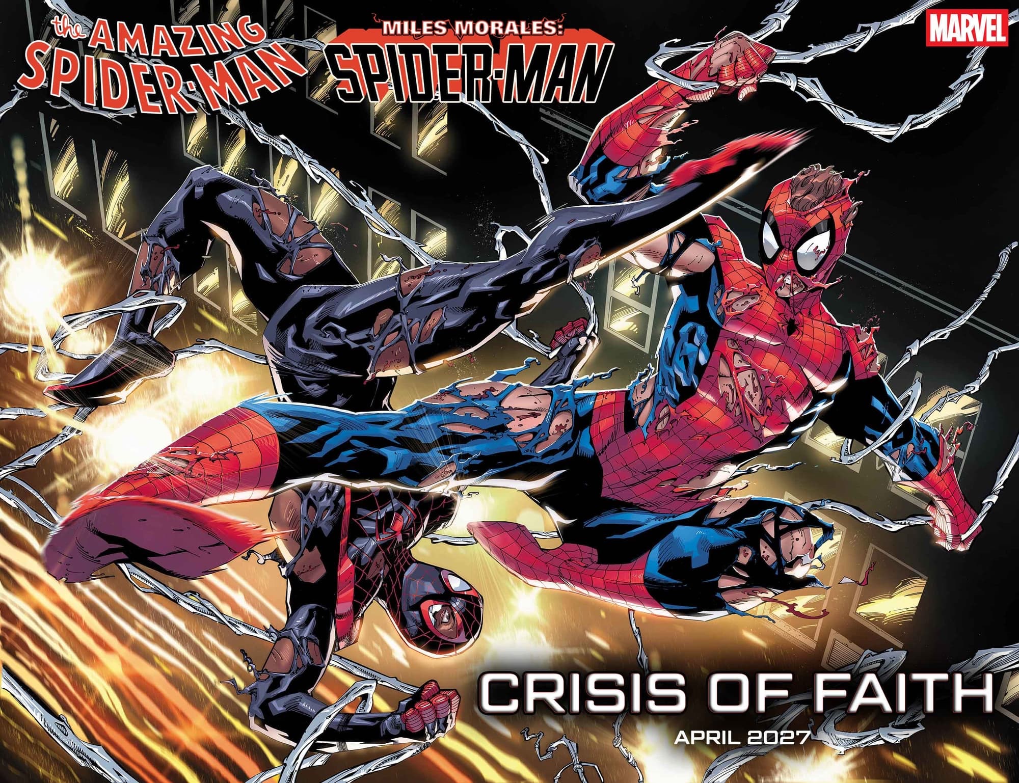Ryan Stegman art for the Spider-Man Crisis of Faith crossover