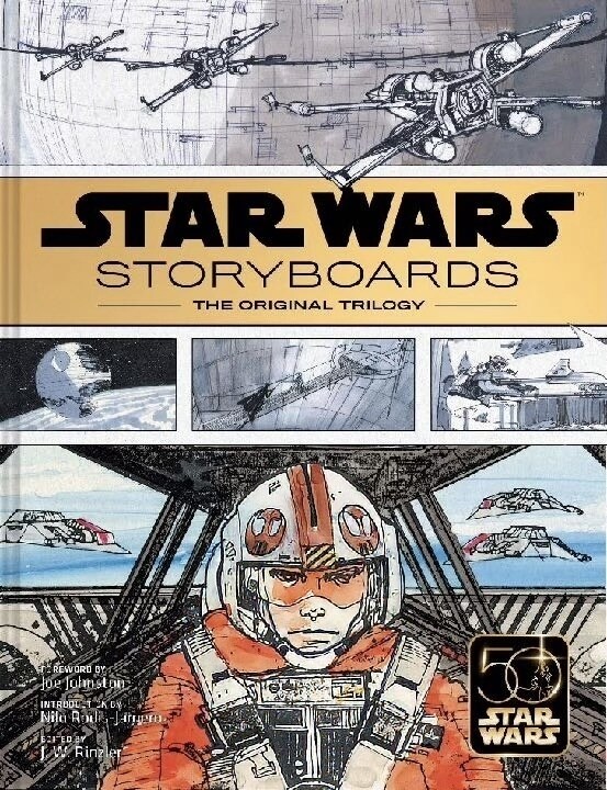 Cover for Star Wars Storyboards: The Original Trilogy 50th Anniversary Edition