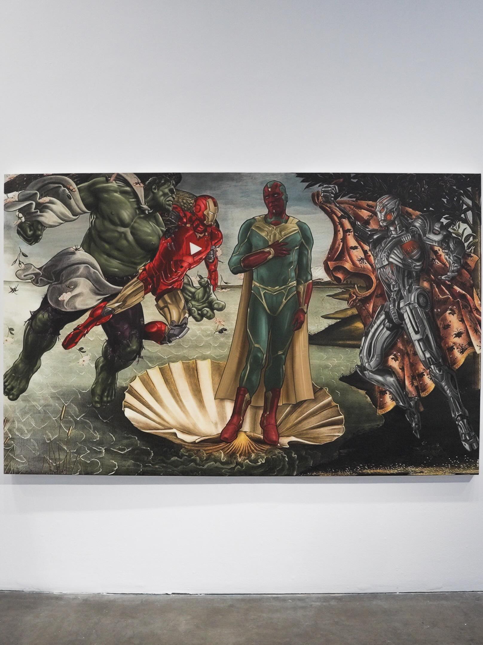 The Birth of Vision artwork displayed in Marvel’s VisionQuest Collection gallery