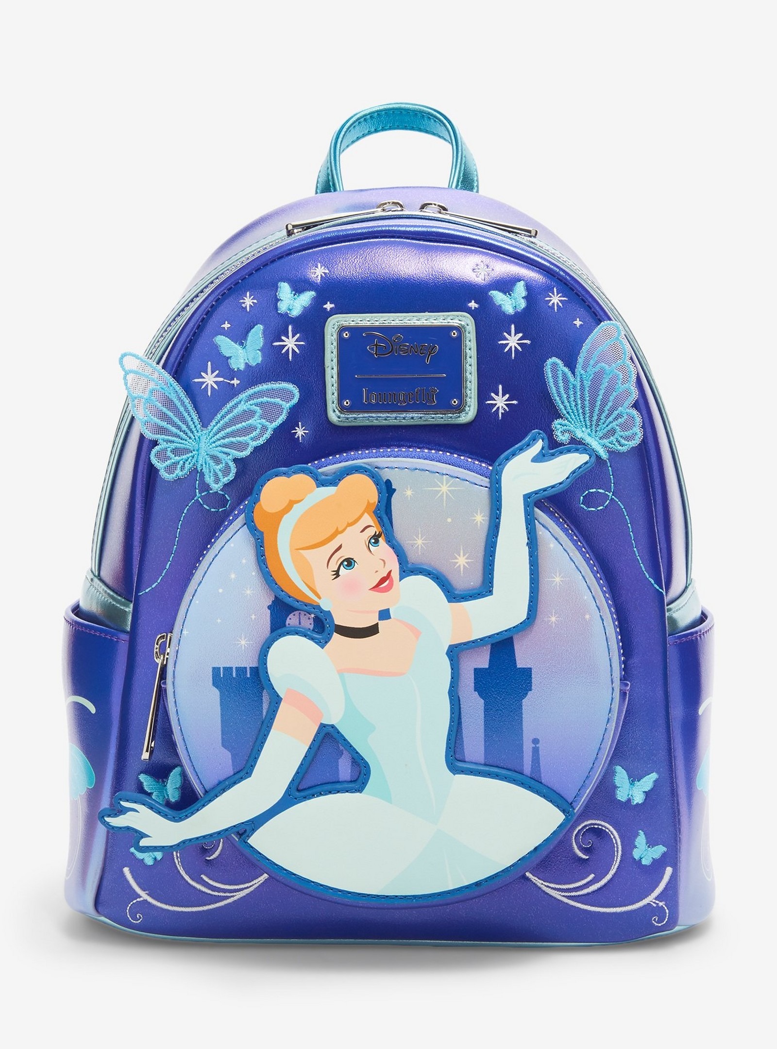 Cinderella Butterflies Loungefly mini backpack view 1