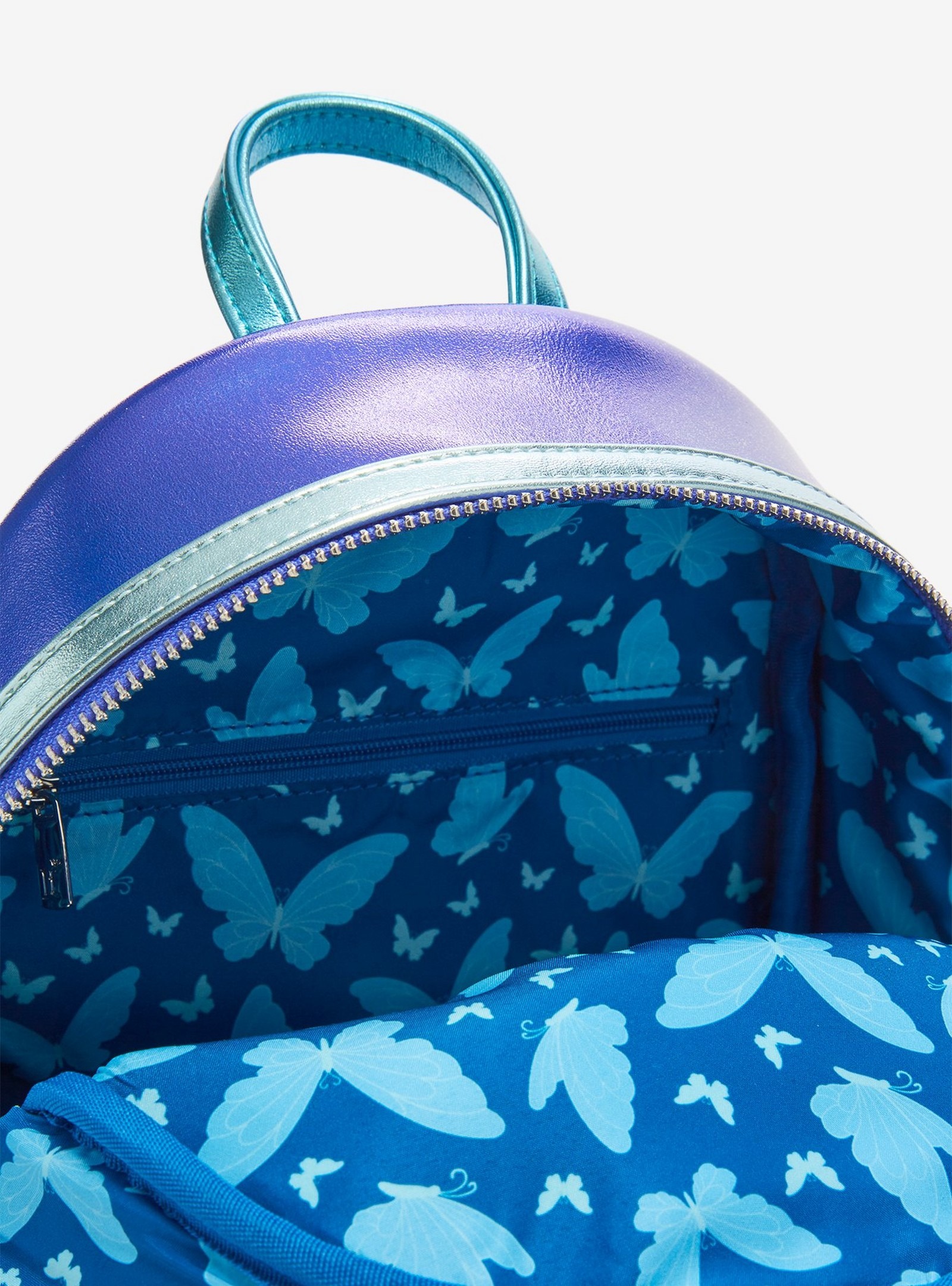 Cinderella Butterflies Loungefly mini backpack view 4