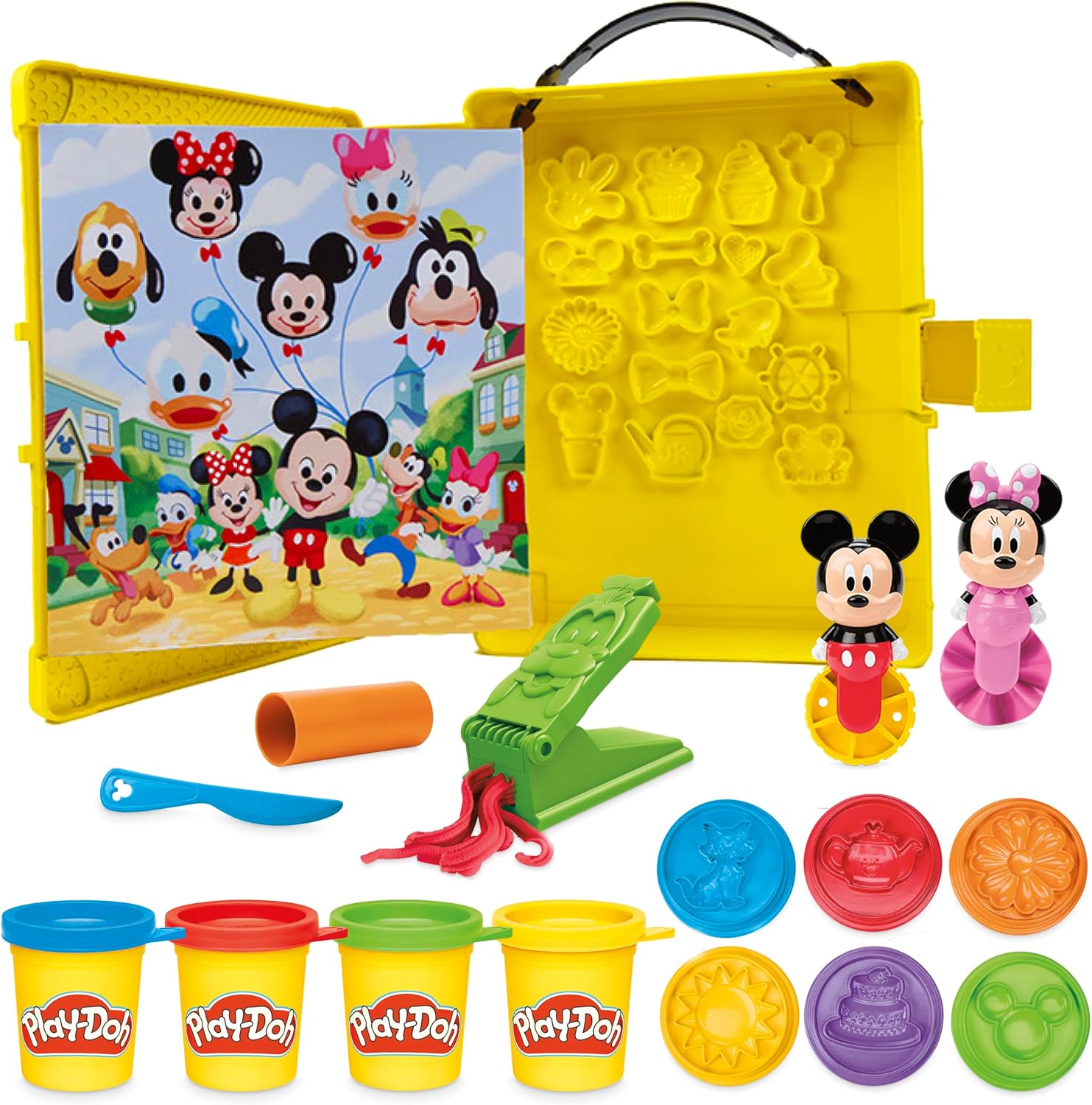Mickey Mouse Clubhouse Shape a Story Play-Doh playset with playmats and character tools