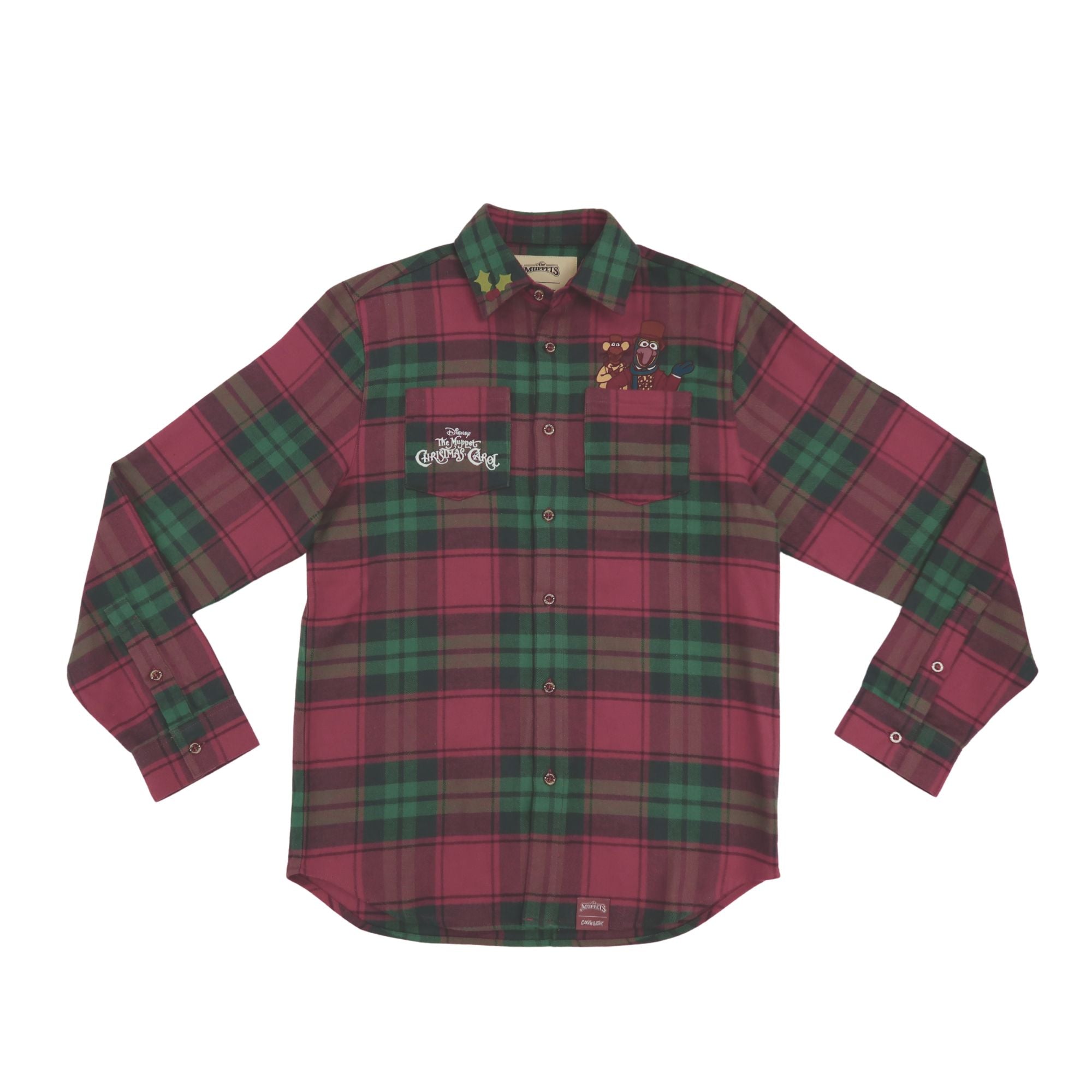 Flat front view of the Cakeworthy Muppets Christmas Carol flannel