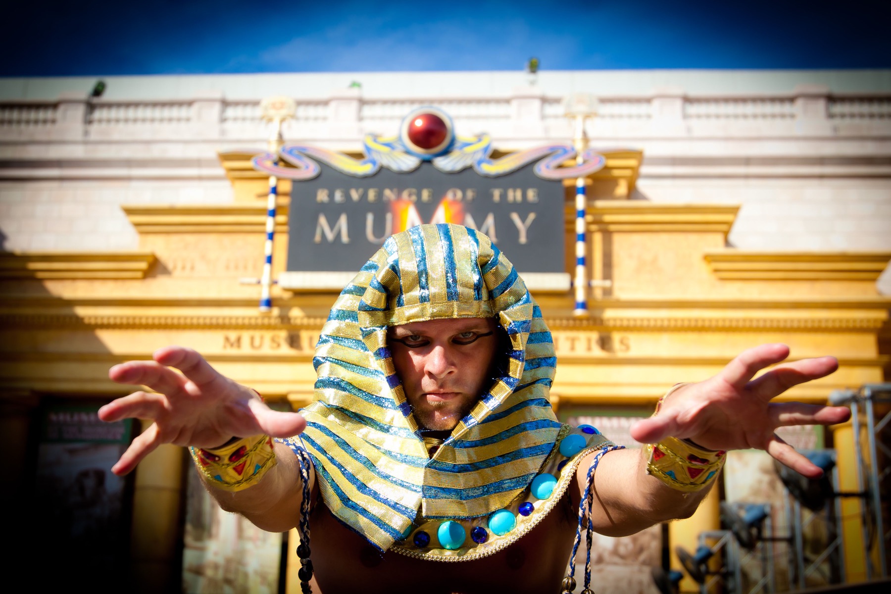 Revenge of the Mummy entrance at Universal Studios Florida