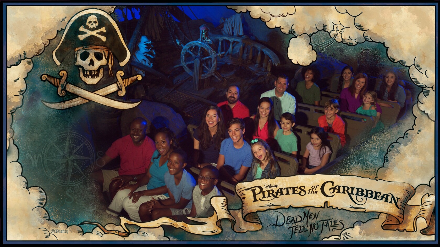 Official Disney attraction photo for Pirates of the Caribbean at Magic Kingdom