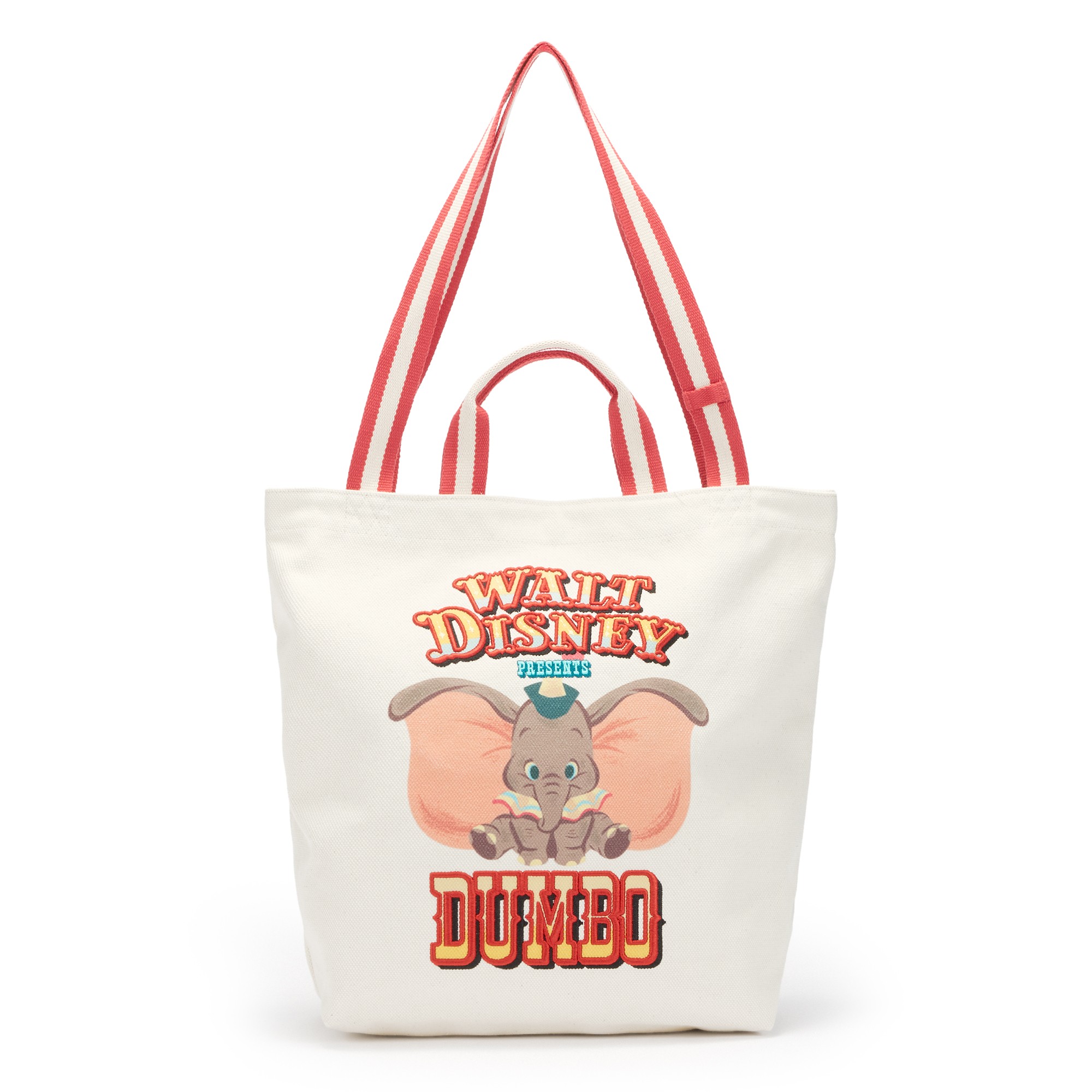 Front view of the Dumbo 85th Anniversary canvas tote