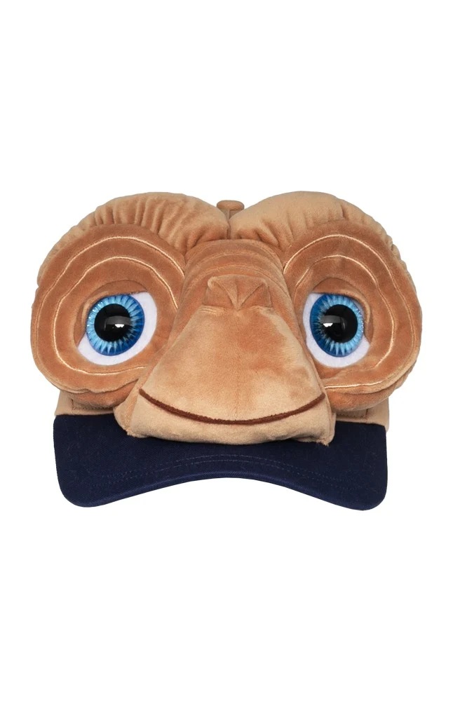 E.T. plush novelty cap with the character’s face attached to the front