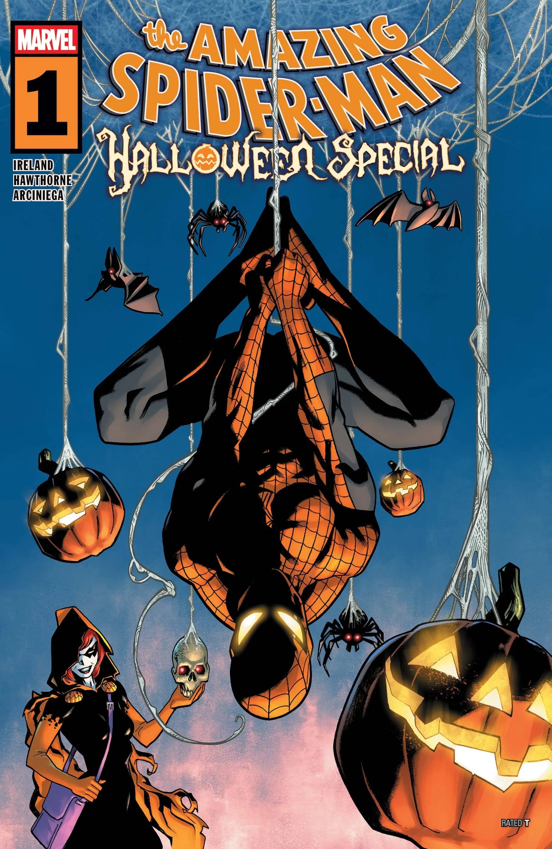 The Amazing Spider-Man: Halloween Special #1 cover featuring Spider-Man and Hallows’ Eve